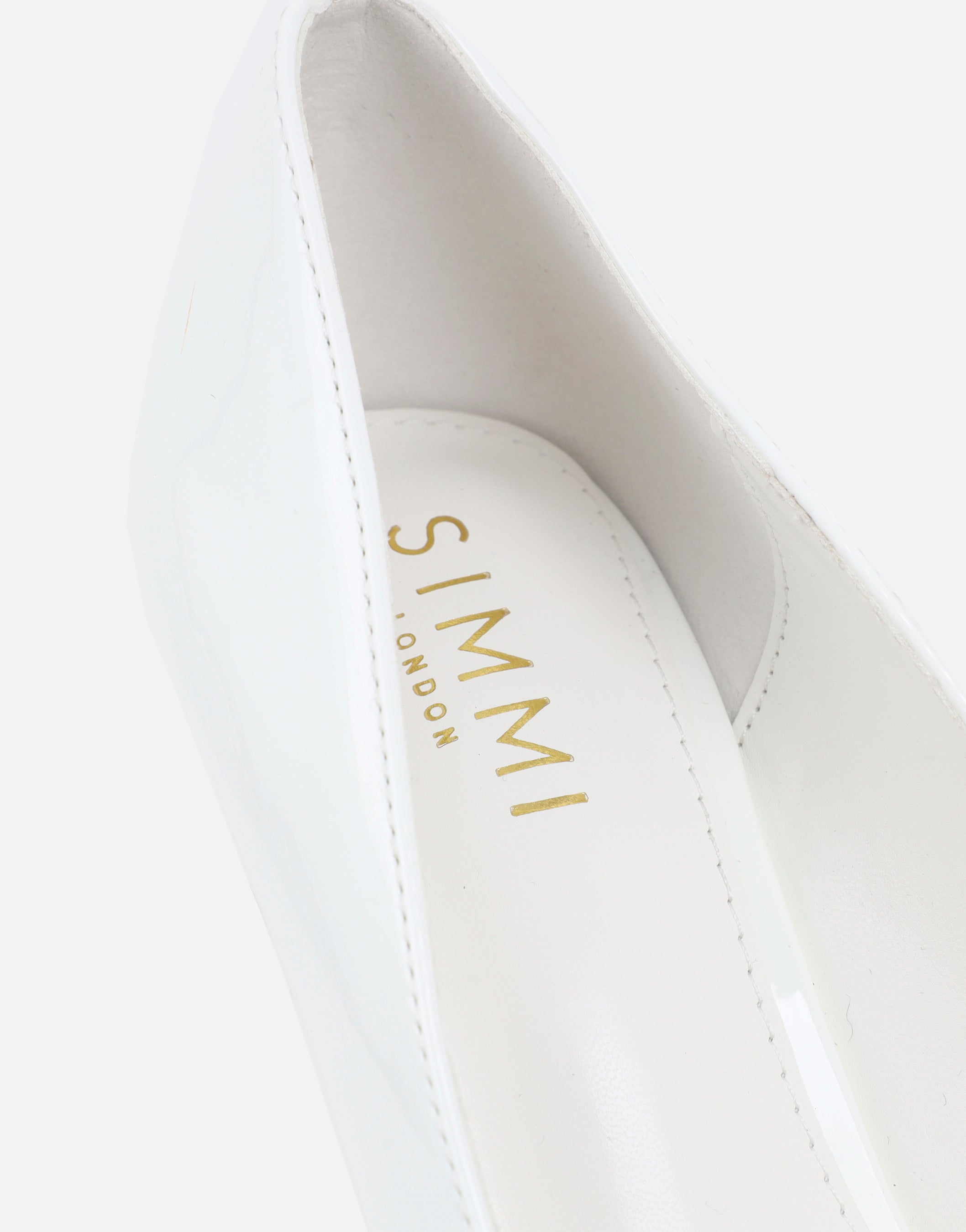 Sid White Patent Court Shoes | SIMMI London