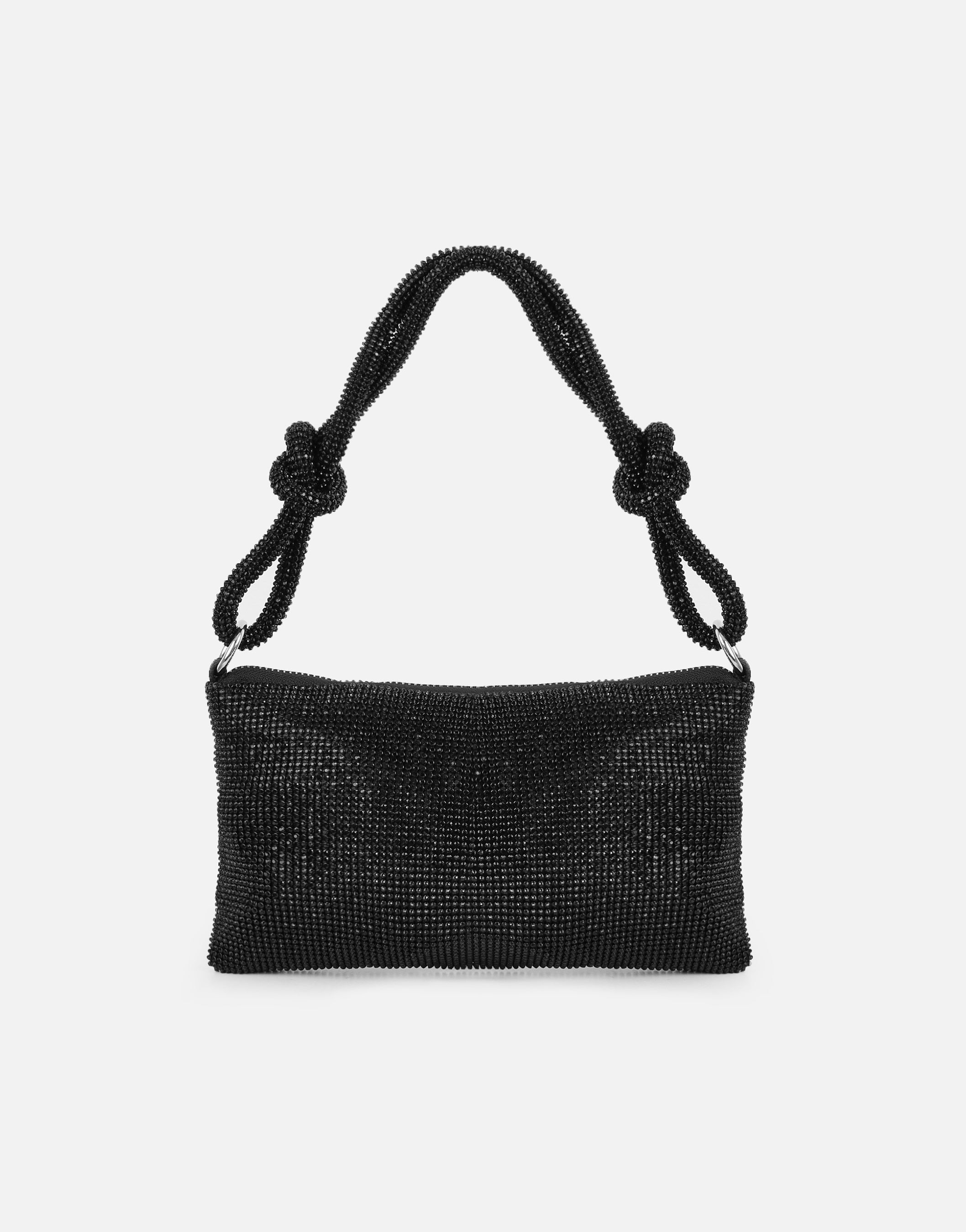 Talia Black Diamante Shoulder Bag | SIMMI London