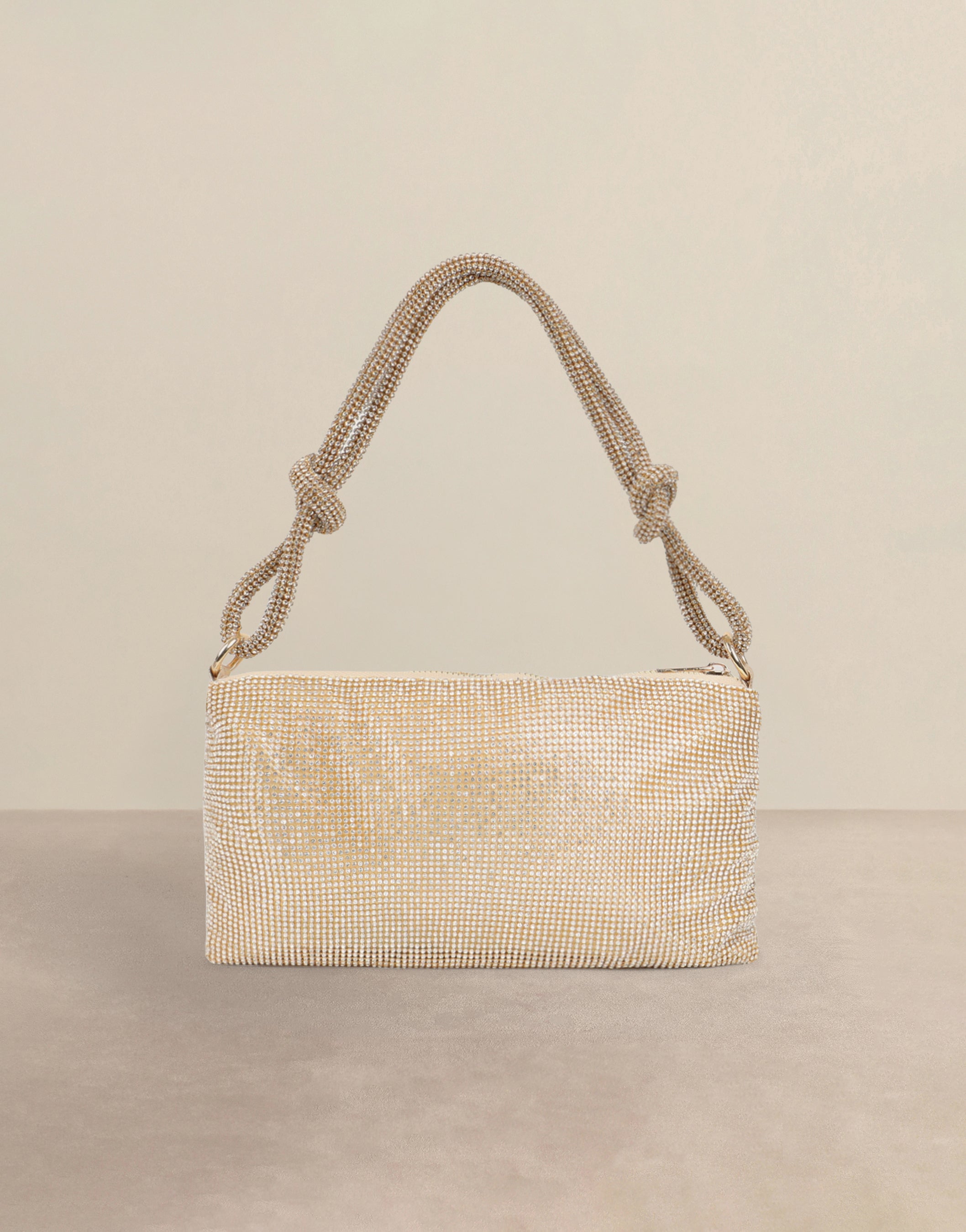 Talia Gold Diamante Shoulder Bag | SIMMI London
