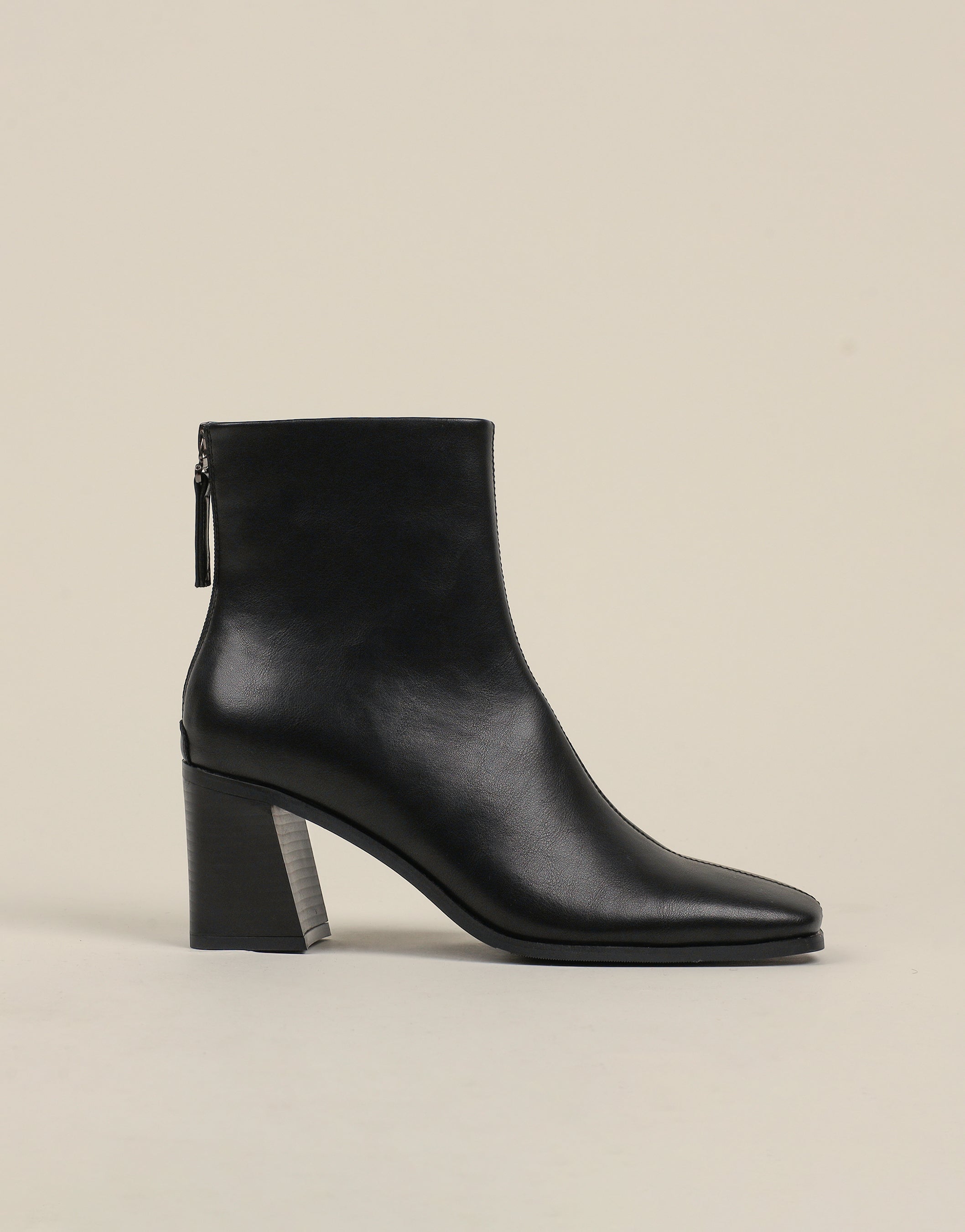 Thistle Black Heeled Boots | SIMMI London