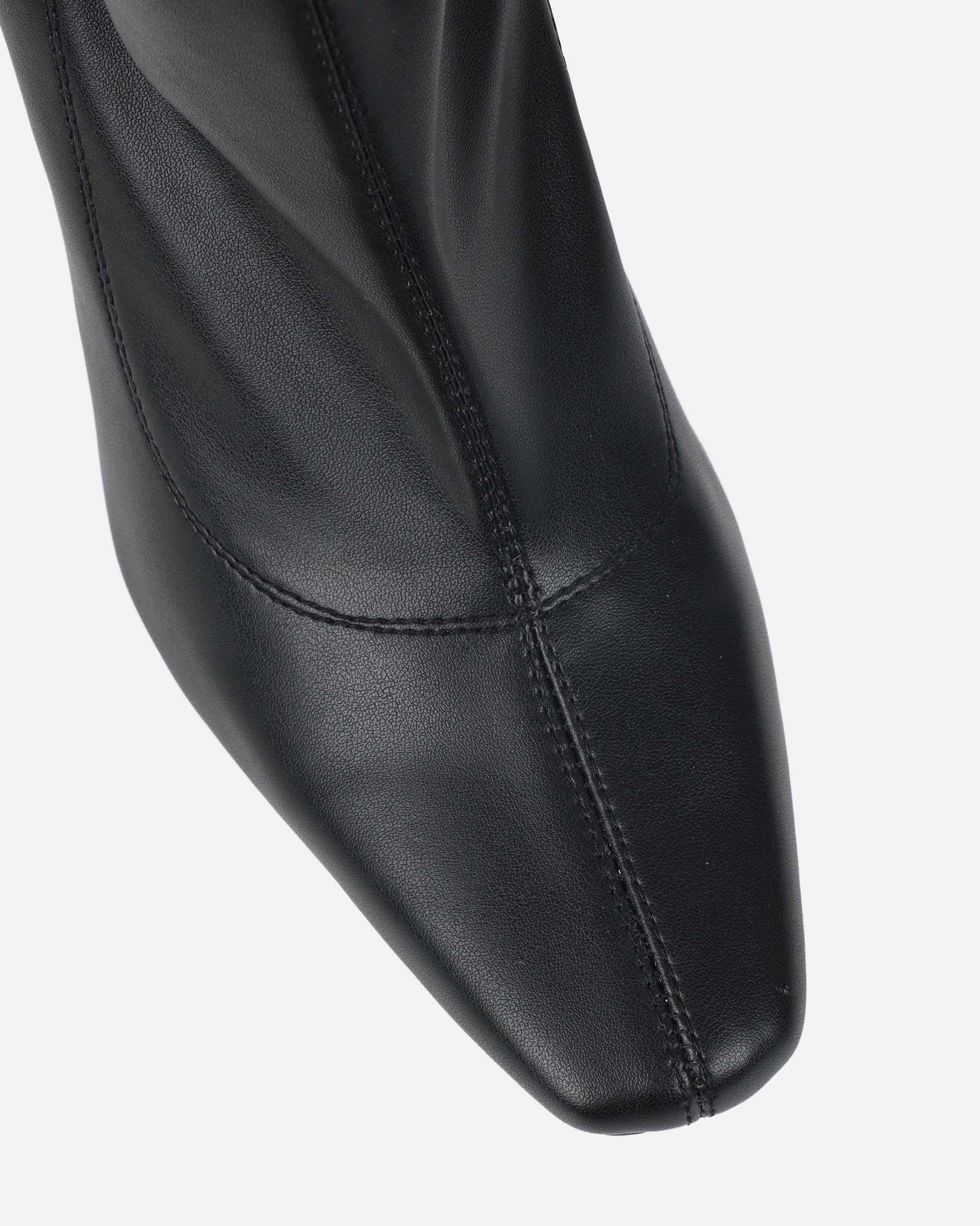 Abel Black Wedge Heeled Ankle Boots | SIMMI London