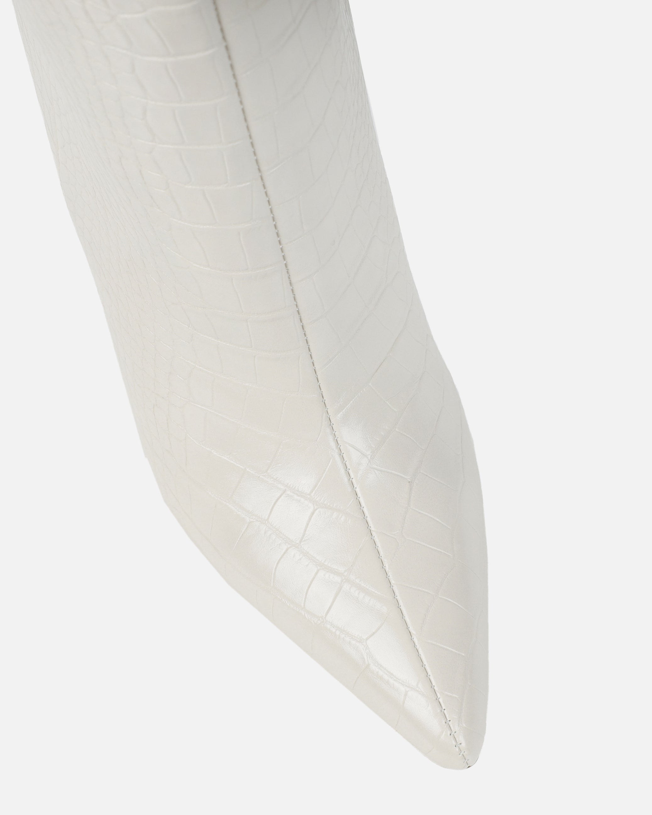 Adler Stone Faux Croc Wedge Knee High Boots | SIMMI London