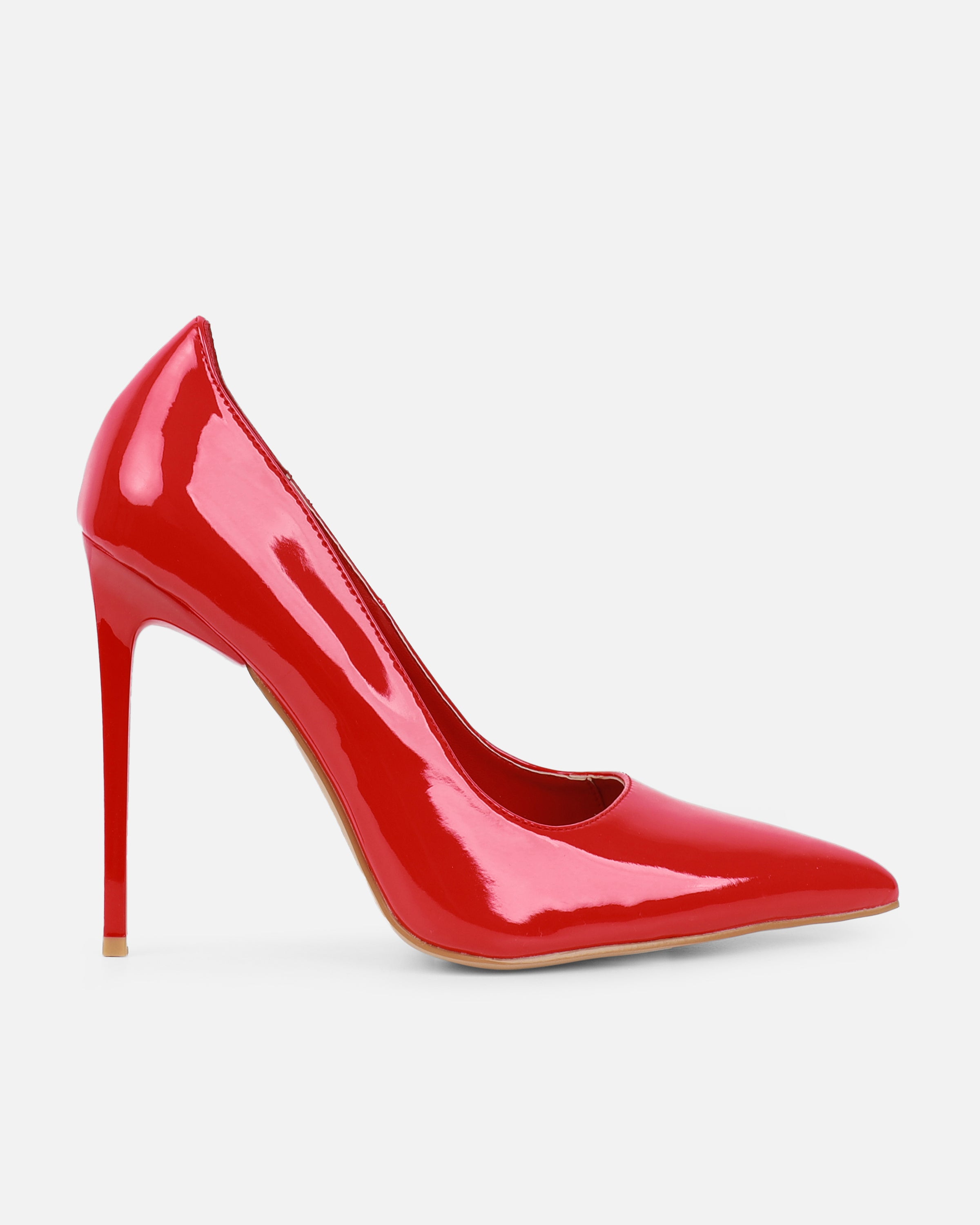 Agathia red patent stiletto court shoes | SIMMI London
