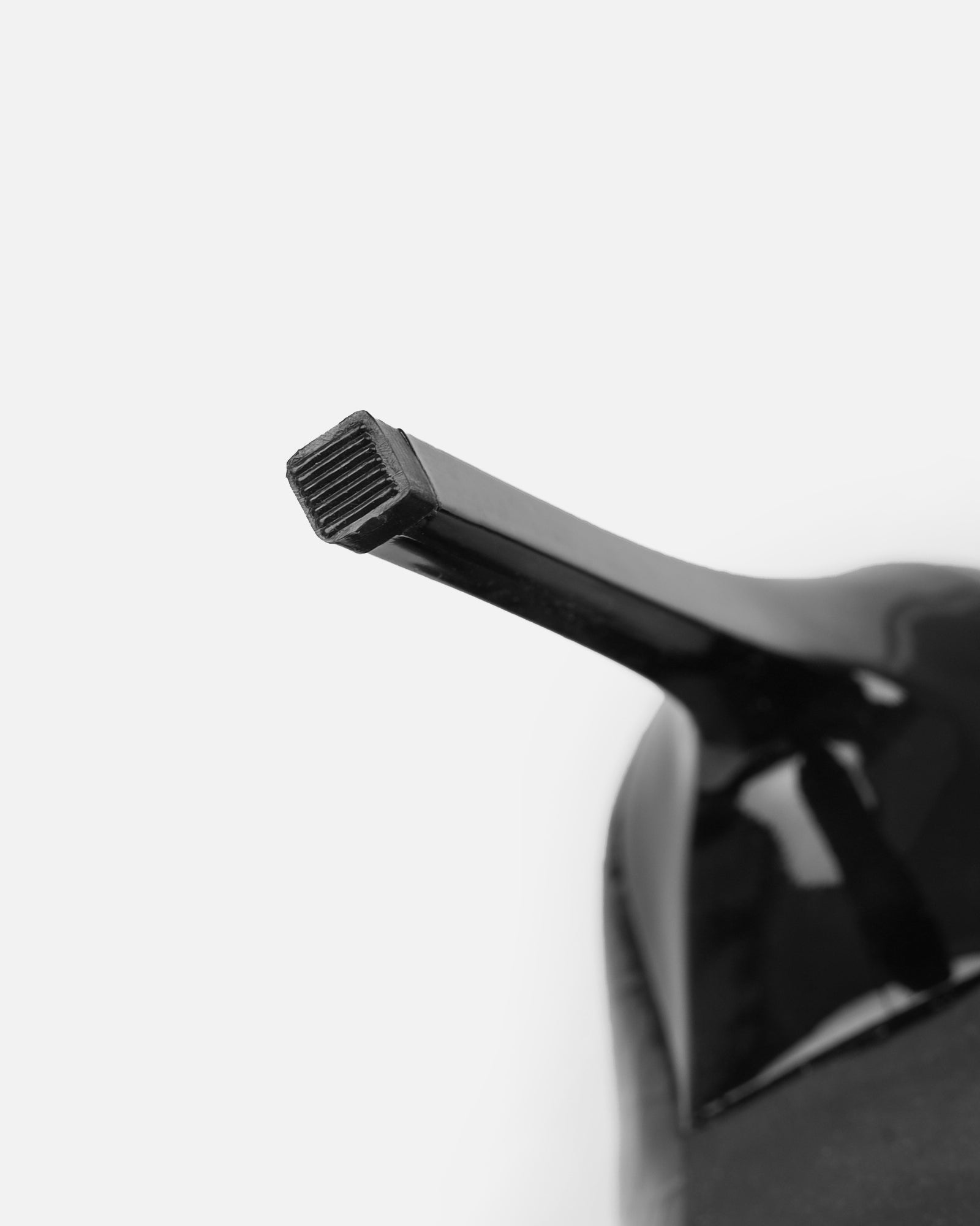 Kamii Black Patent Faux Croc Effect Court Shoes | SIMMI London