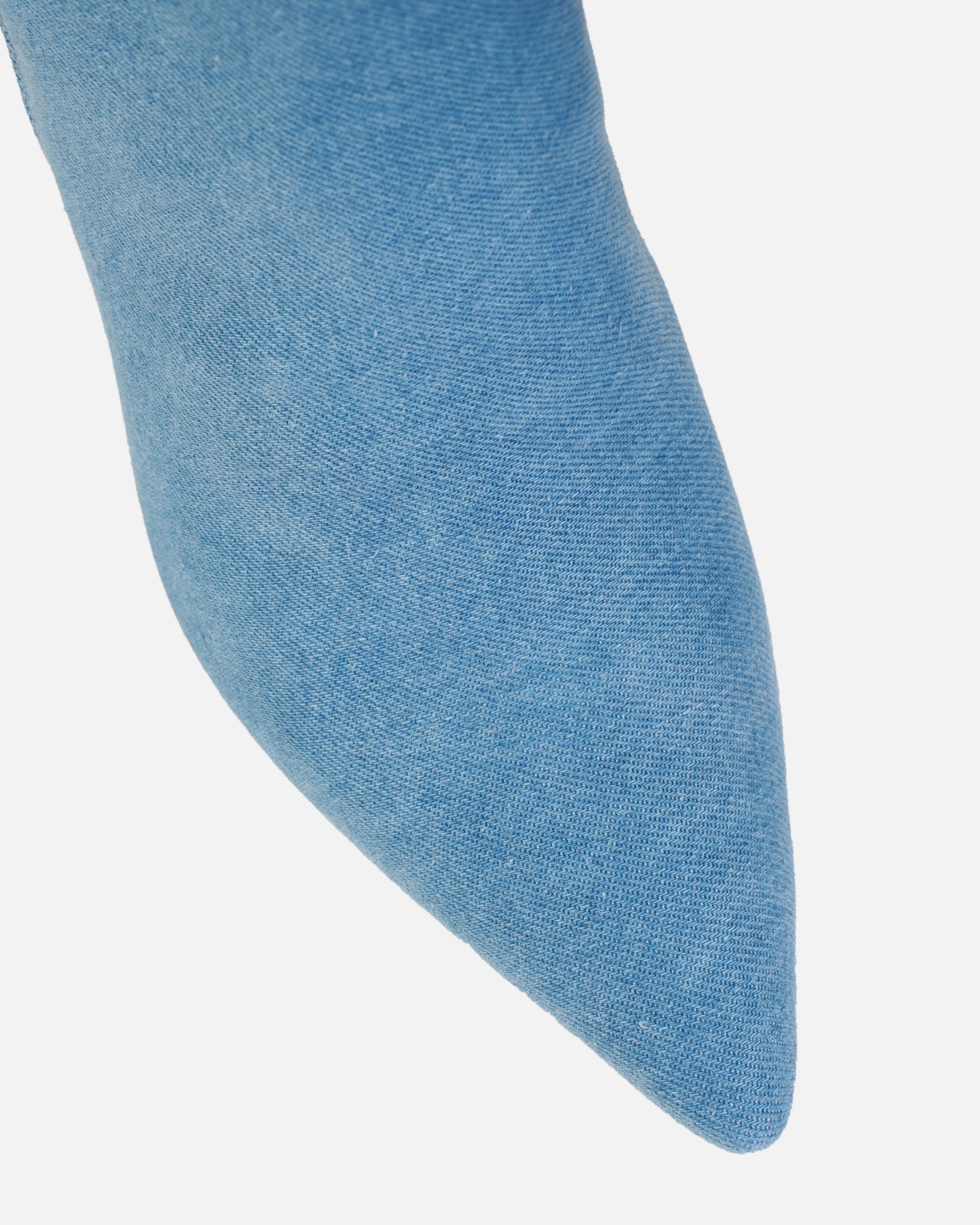 Tasha Ghouri Marshal Blue Denim Slouched Thigh High Boots | SIMMI London