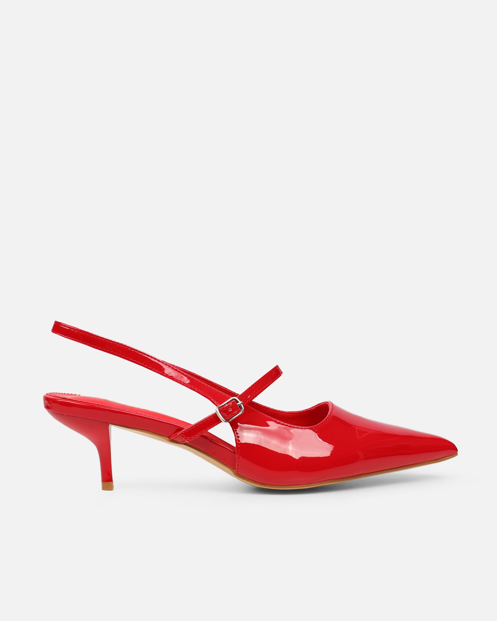 Airlea Red Patent Sling Back Court Shoes | SIMMI London
