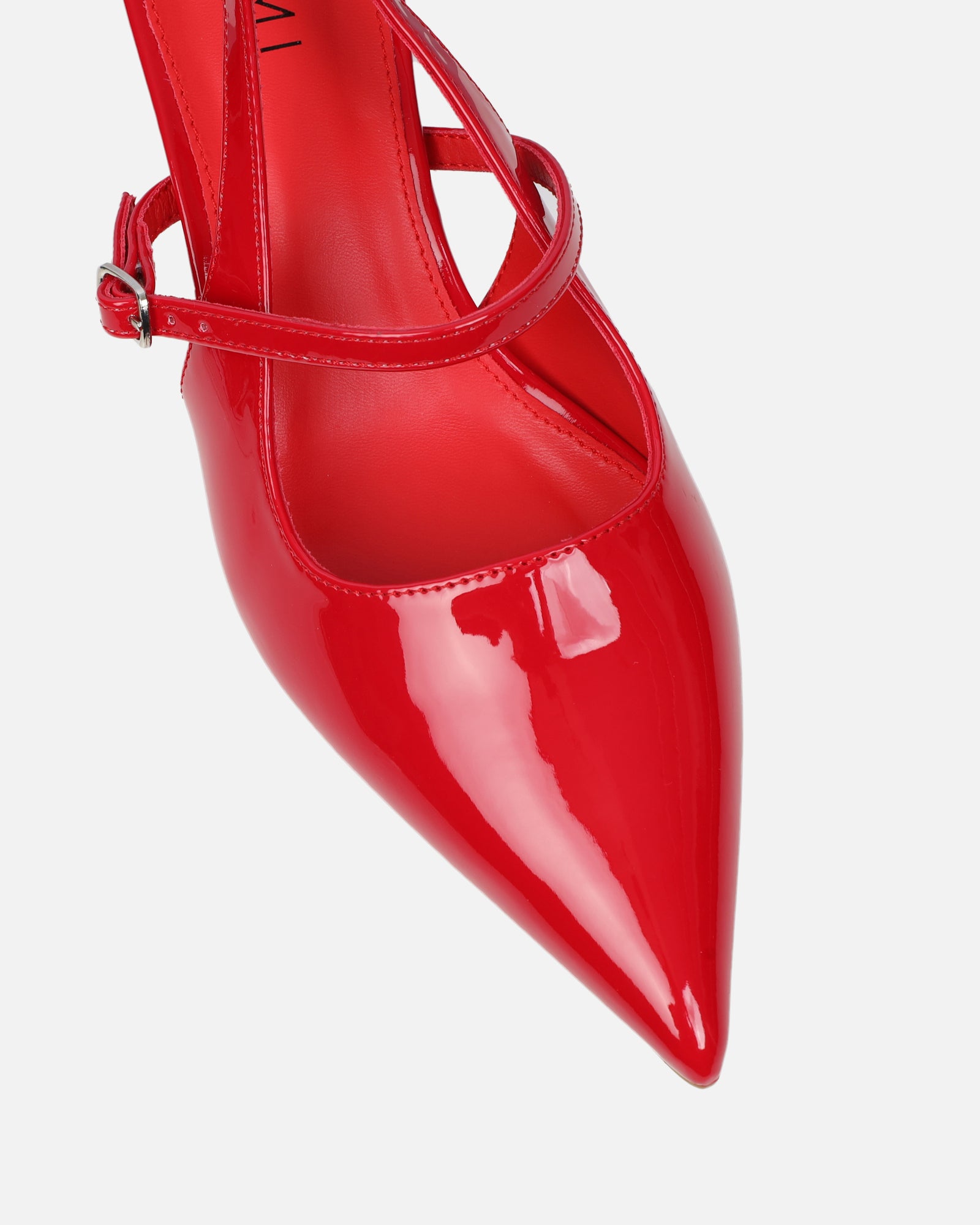 Airlea Red Patent Sling Back Court Shoes | SIMMI London