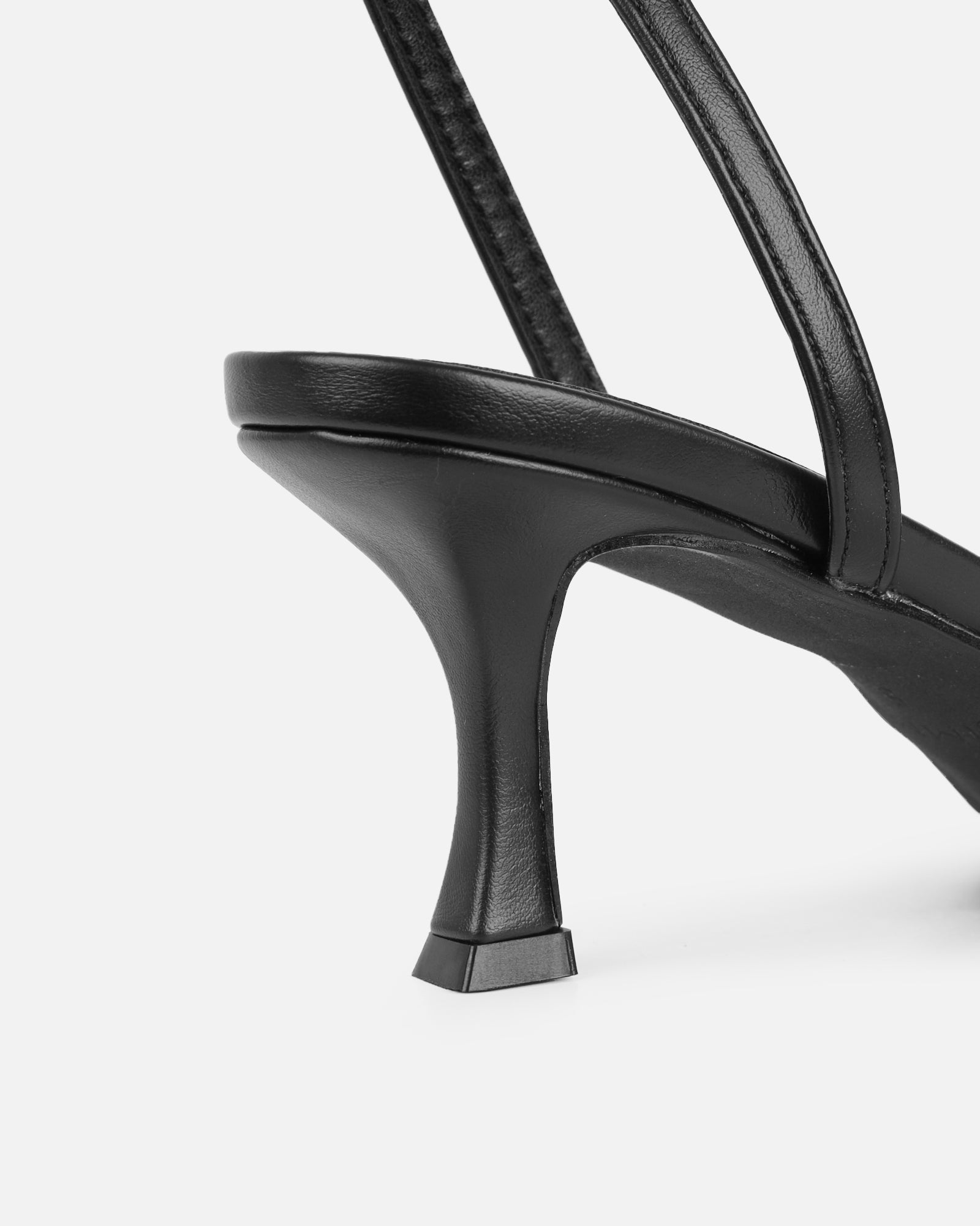 Amalfi Black Lace Kitten Heels | SIMMI London