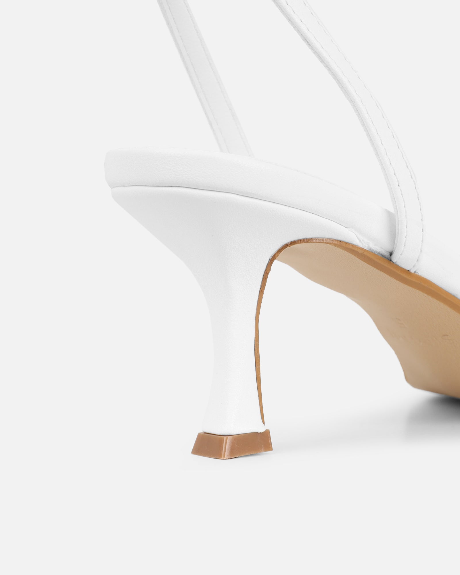 Amalfi White Lace Kitten Heels | Simmi London