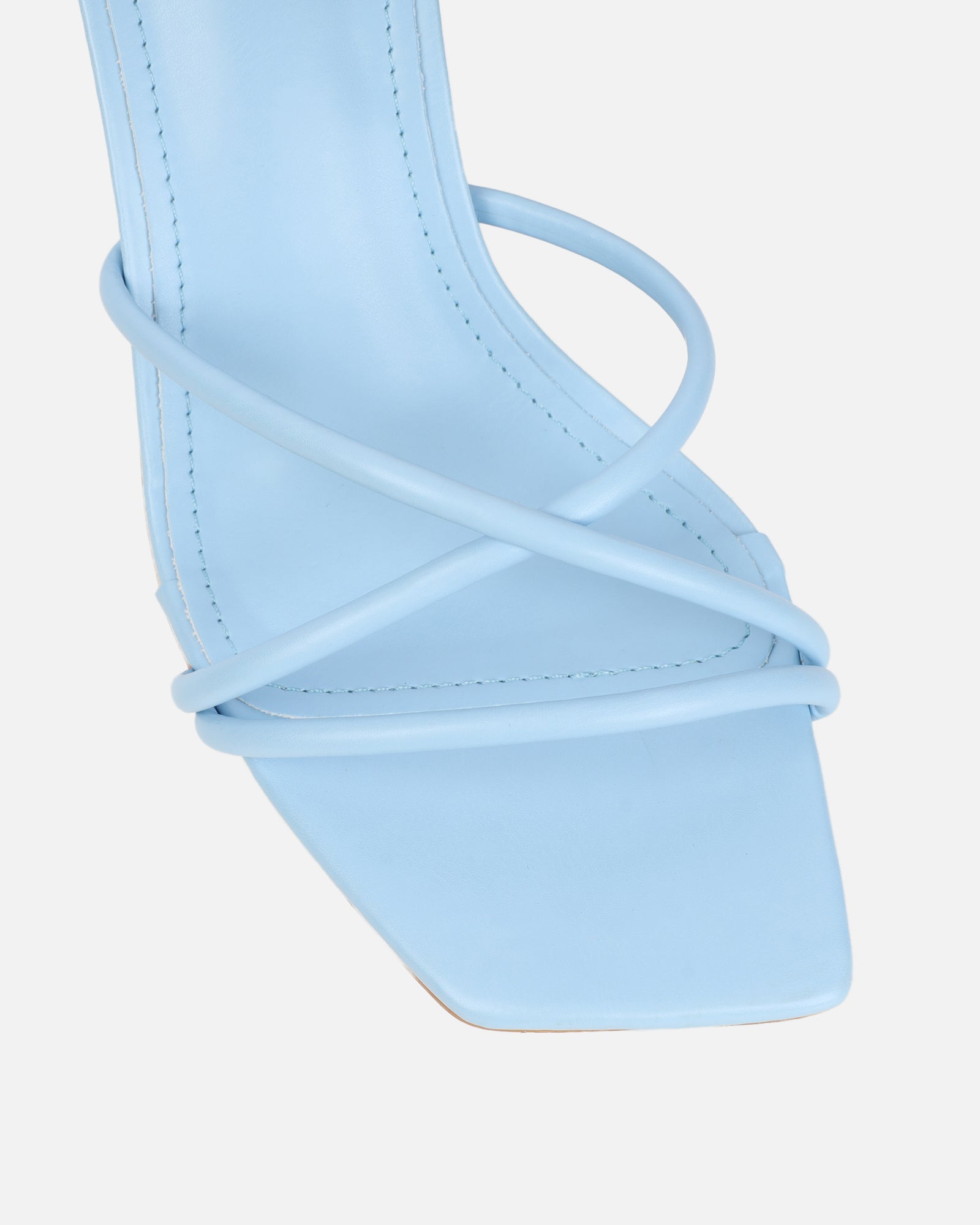 Aubrianna Blue Mid Heeled Sandals | SIMMI London