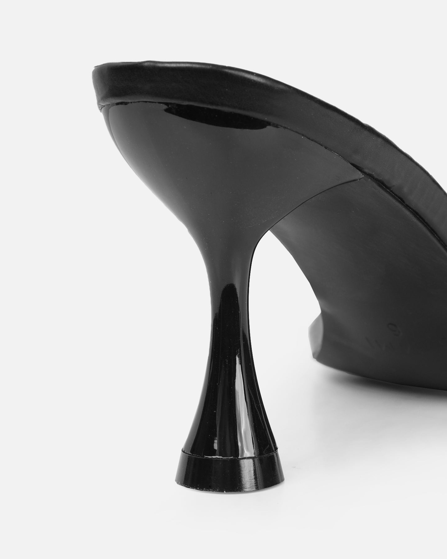 Aubrianna Black Mid Heeled Sandals | SIMMI London