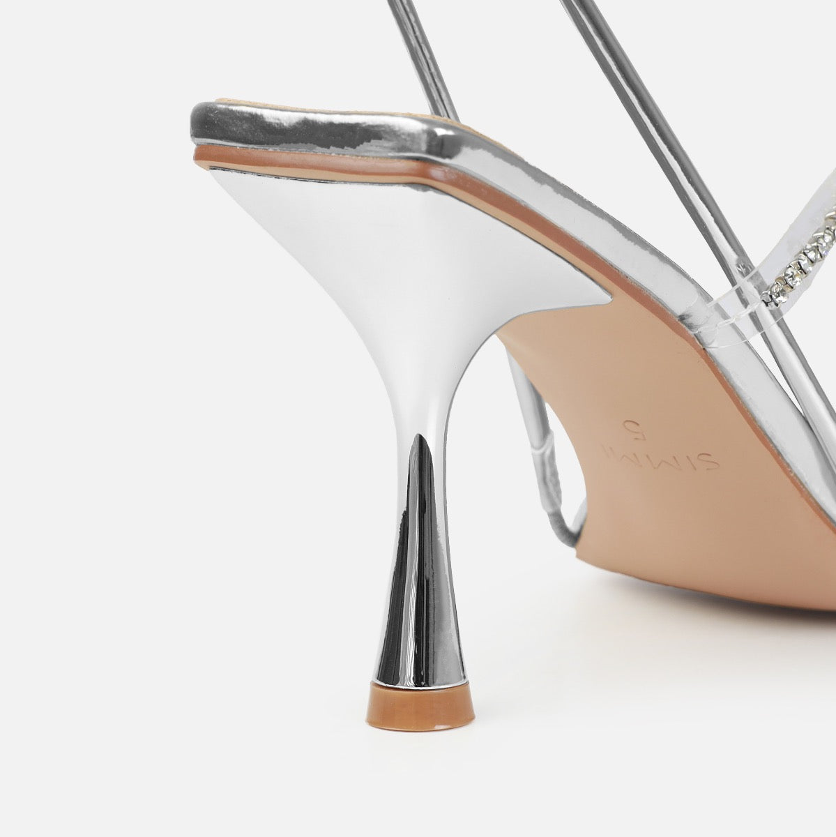 BREA SILVER HEELS | SIMMI London