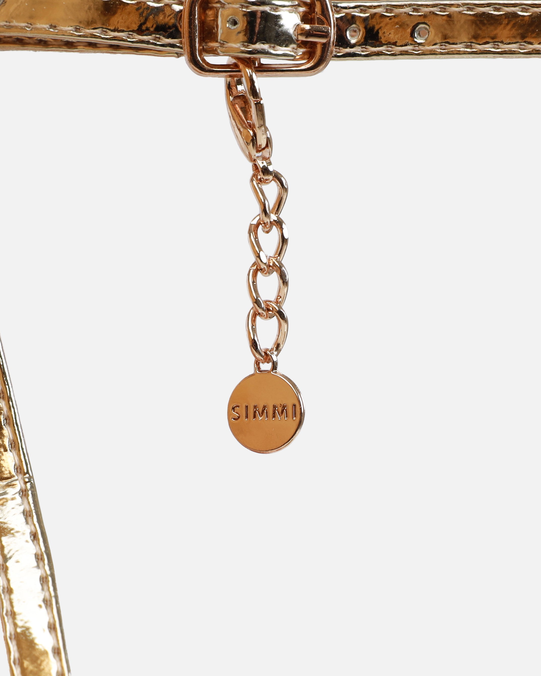 Dionne Crowe Cupcake Gold Platform Block Heels | SIMMI London