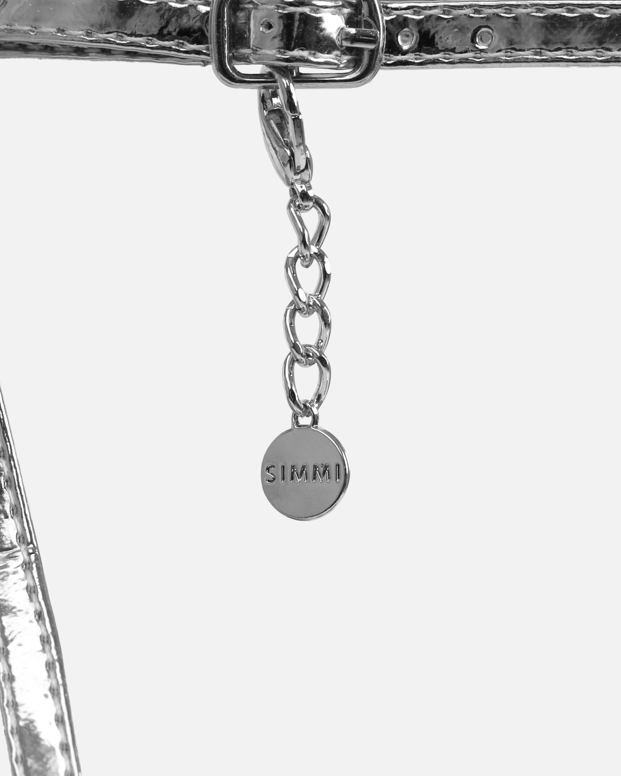 Dionne Crowe Cupcake Silver Platform Block Heels | SIMMI London