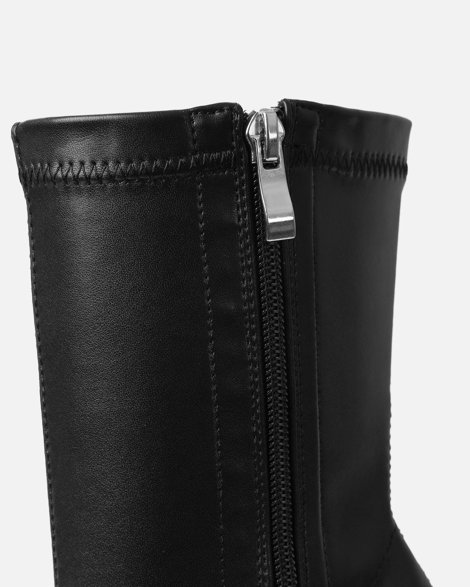 Bishop Black Stretch Platform Boots ｜SIMMI London