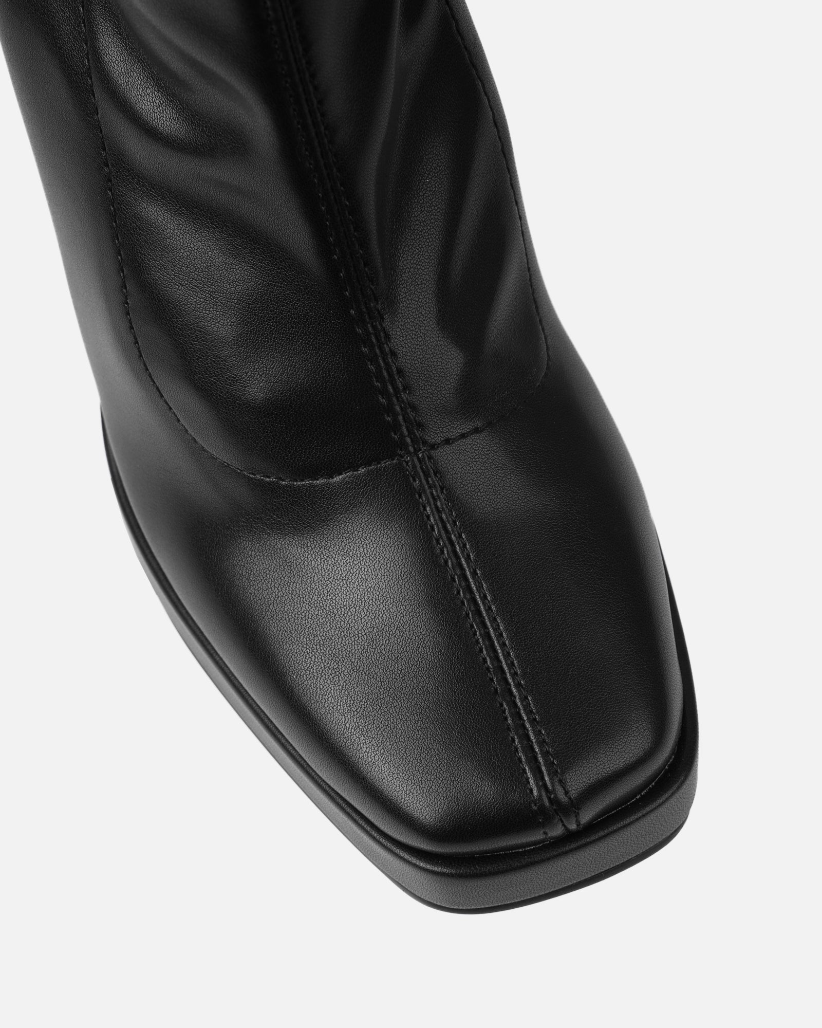 Bishop Black Stretch Platform Boots ｜SIMMI London