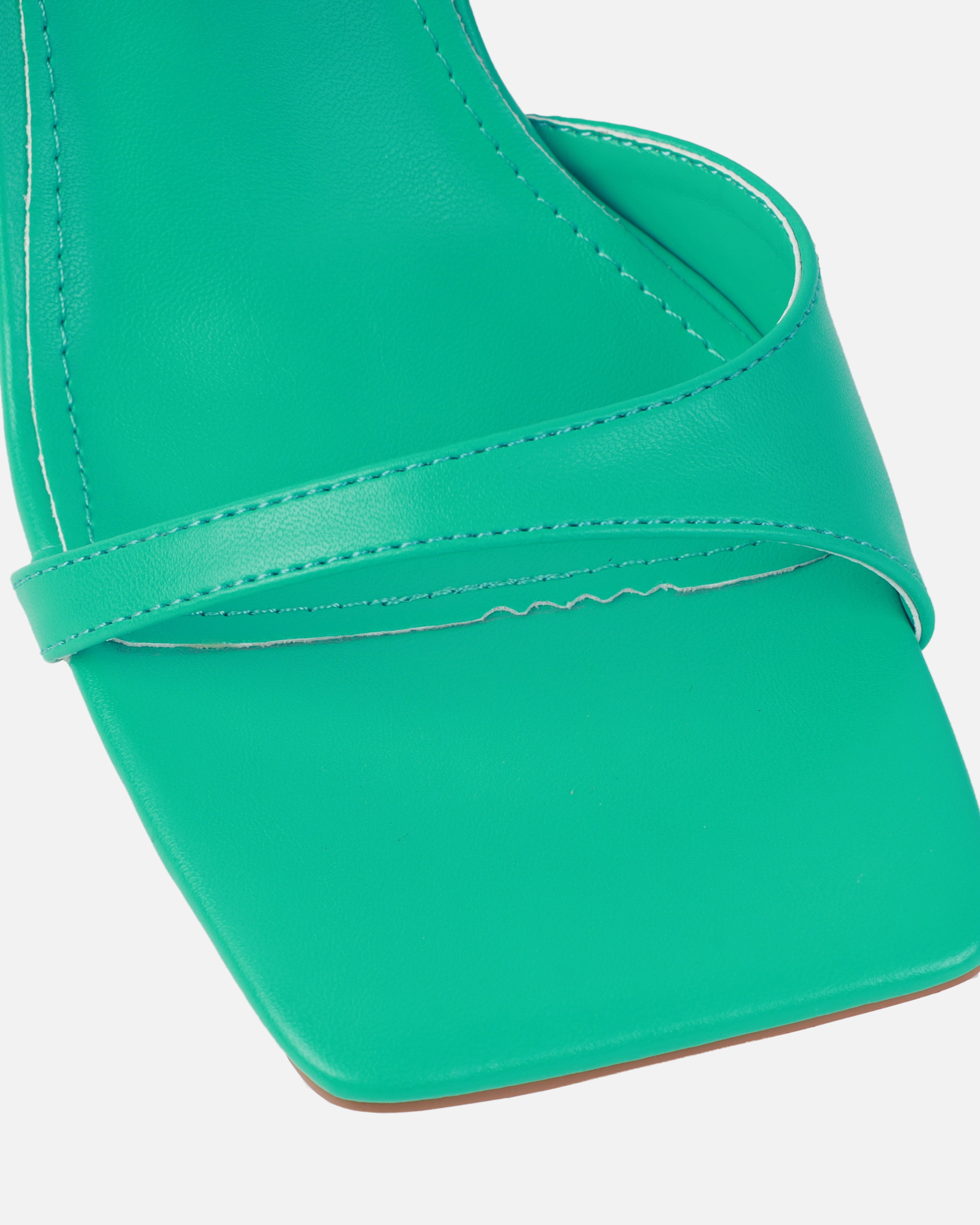 Romee Blue Diamante Chain Stiletto Heels | SIMMI London