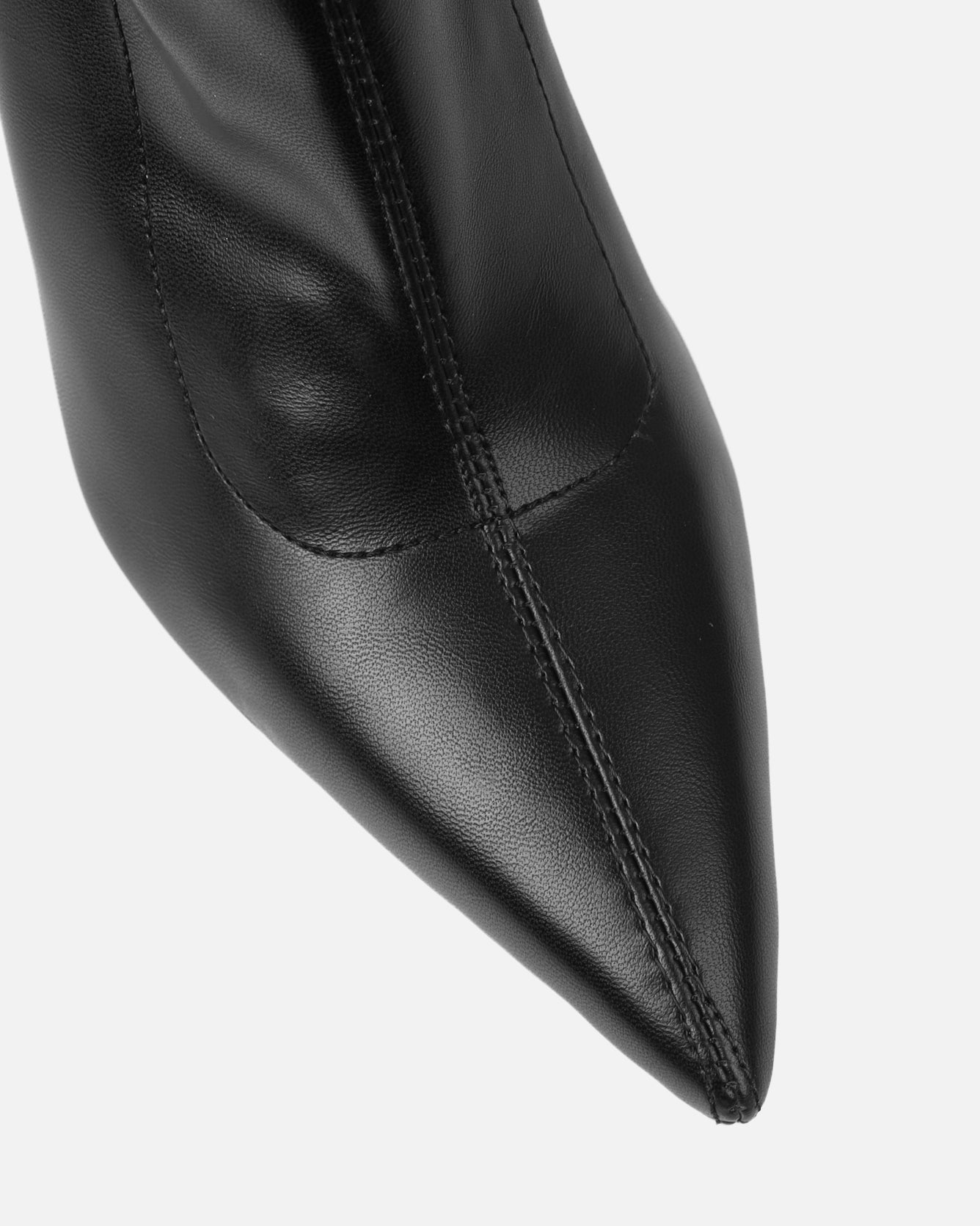 Brycen Black Clear Sculptural Heel Boots | SIMMI London