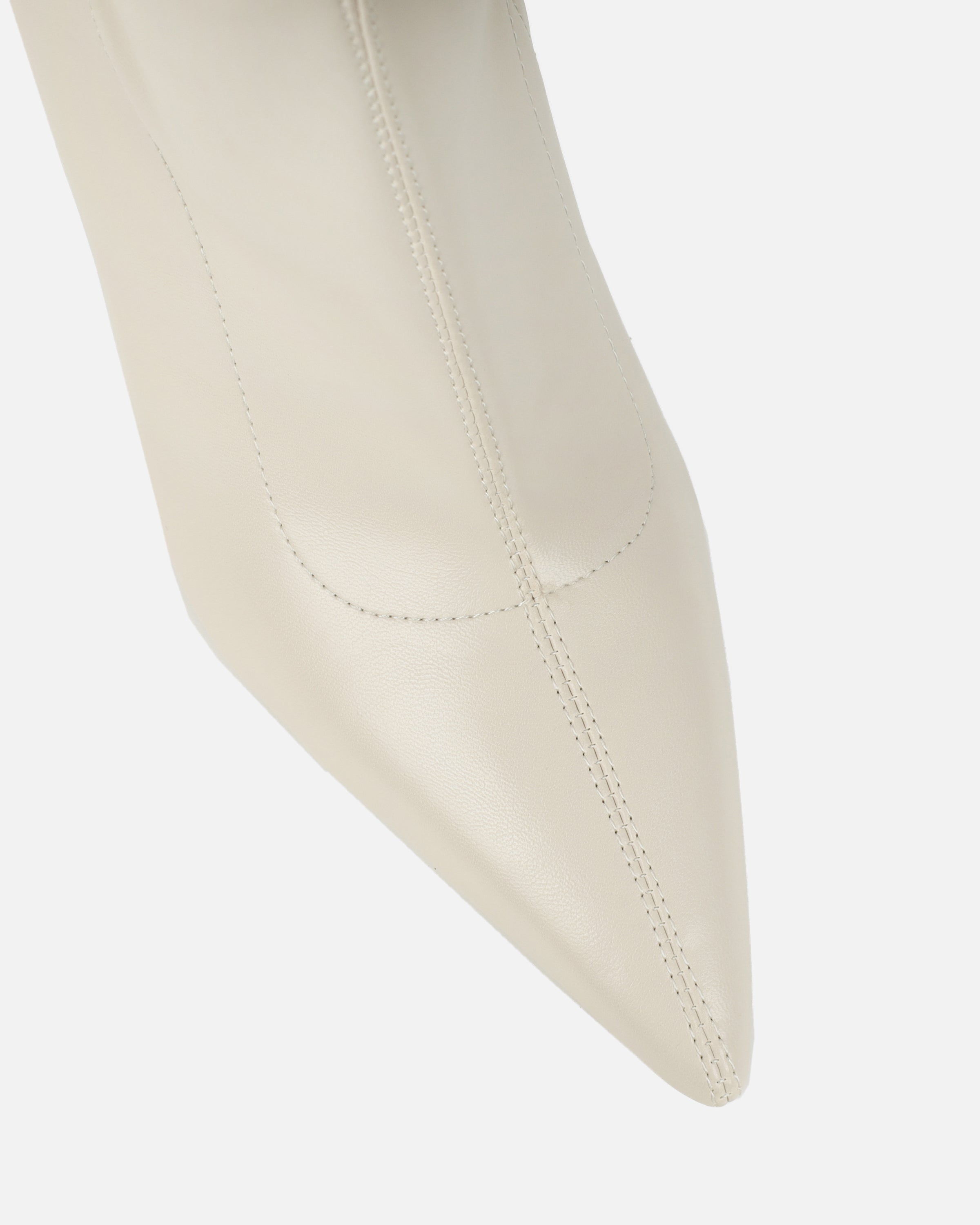 Brycen Stone Clear Sculptural Heel Boots | SIMMI London