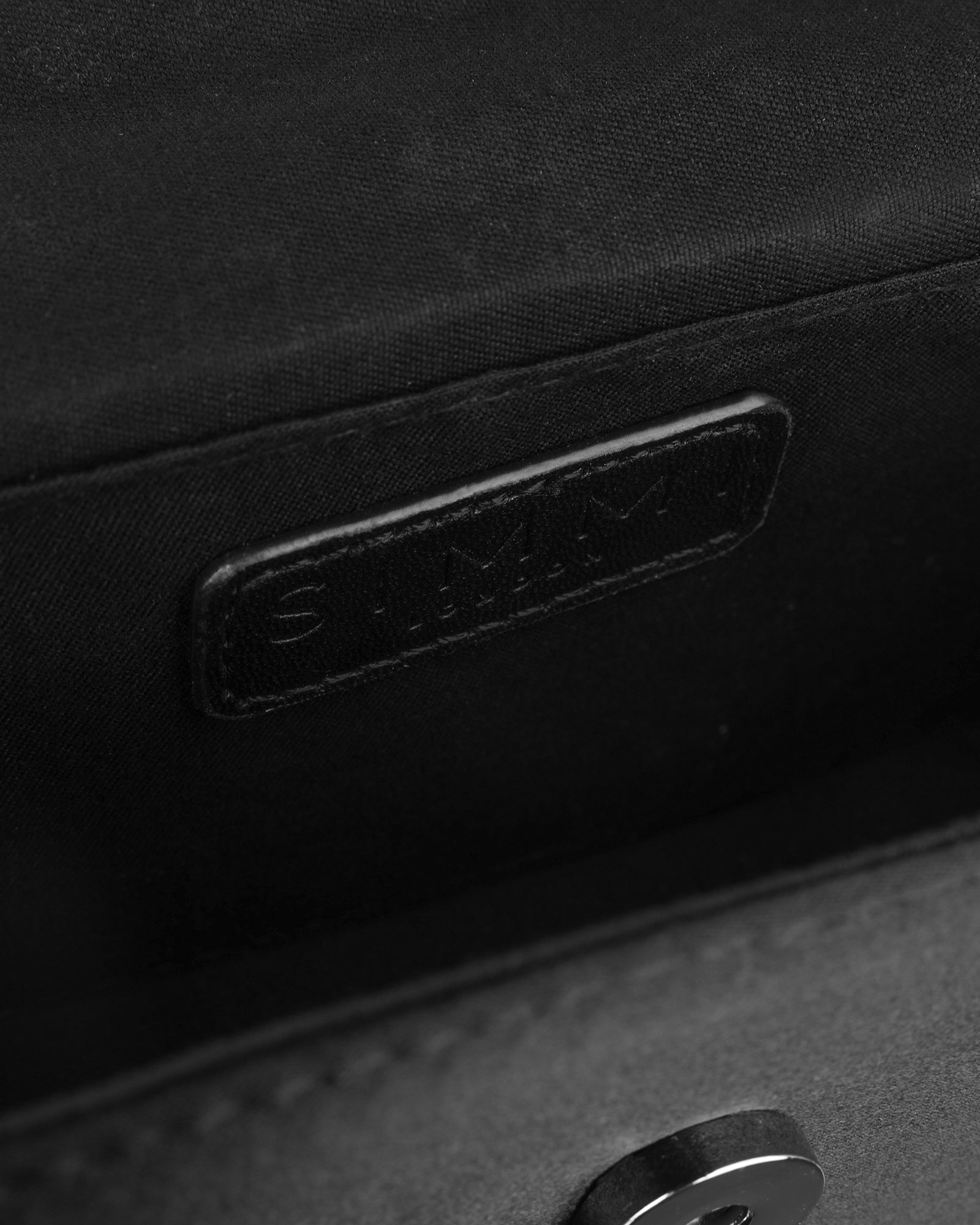 Caressa Black Satin Bow Detail Top Handle bag | SIMMI London