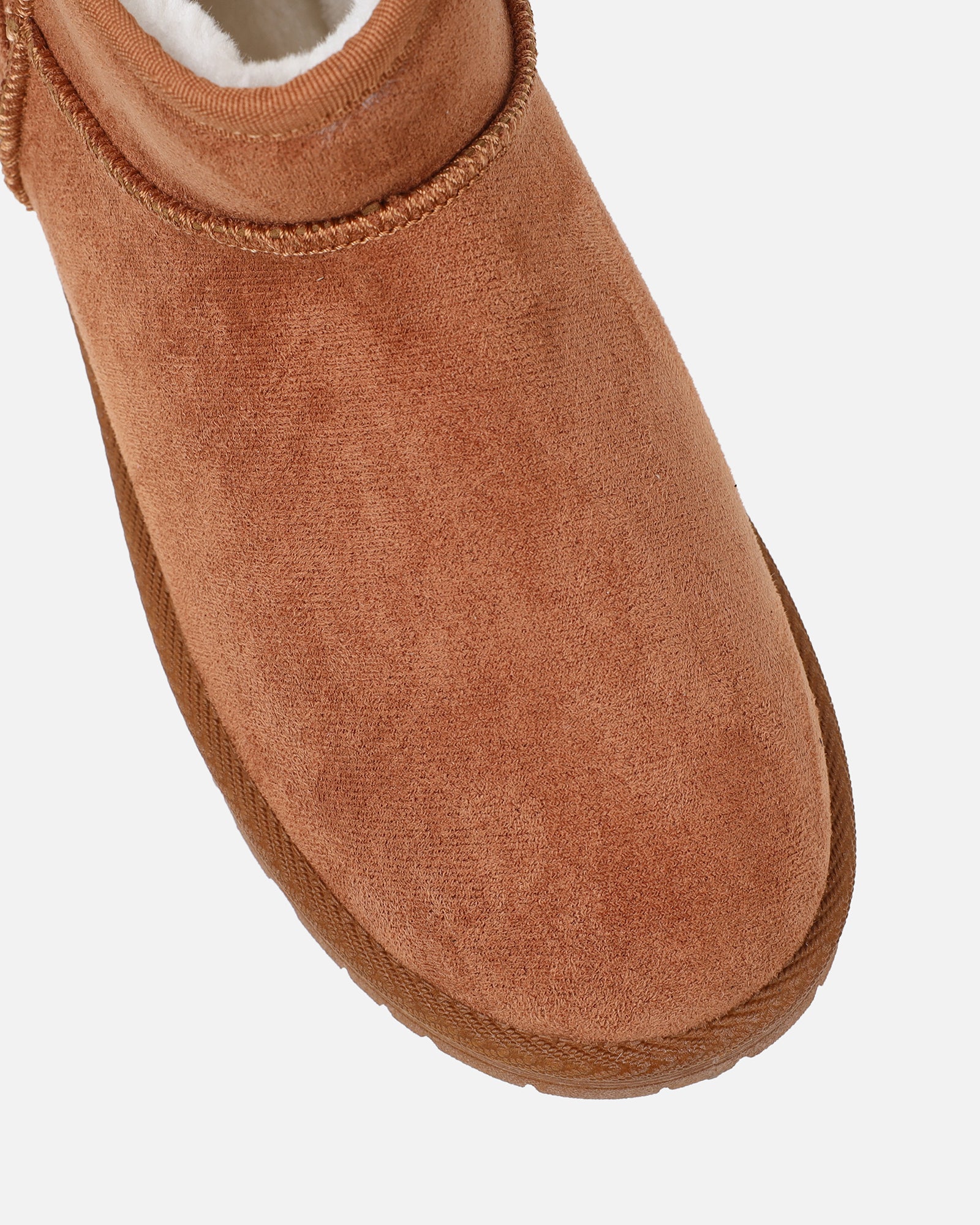 Cari Tan Faux Suede Ultra Low Boots | SIMMI London