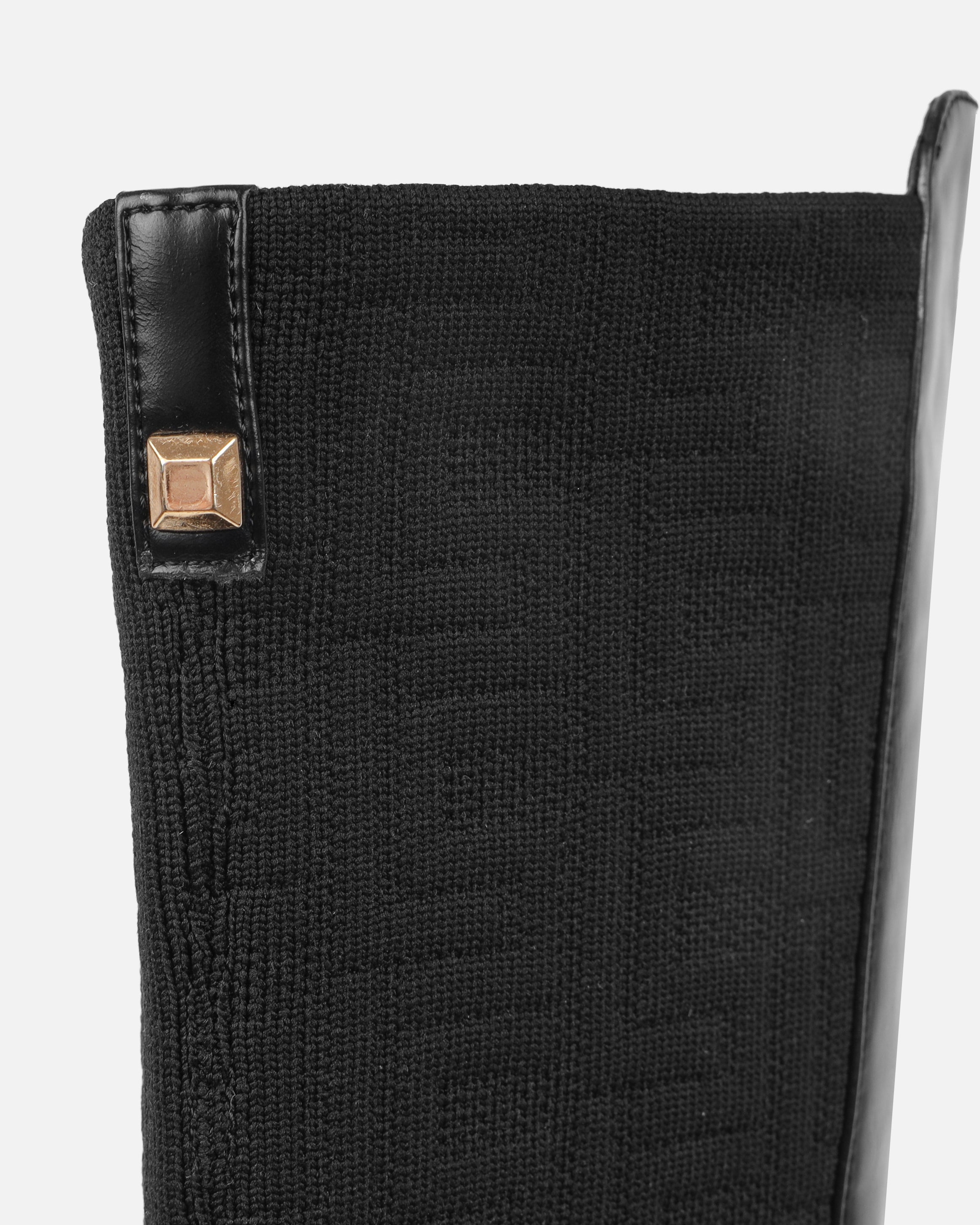 Darell Black Flat Over The Knee Boots  | SIMMI London