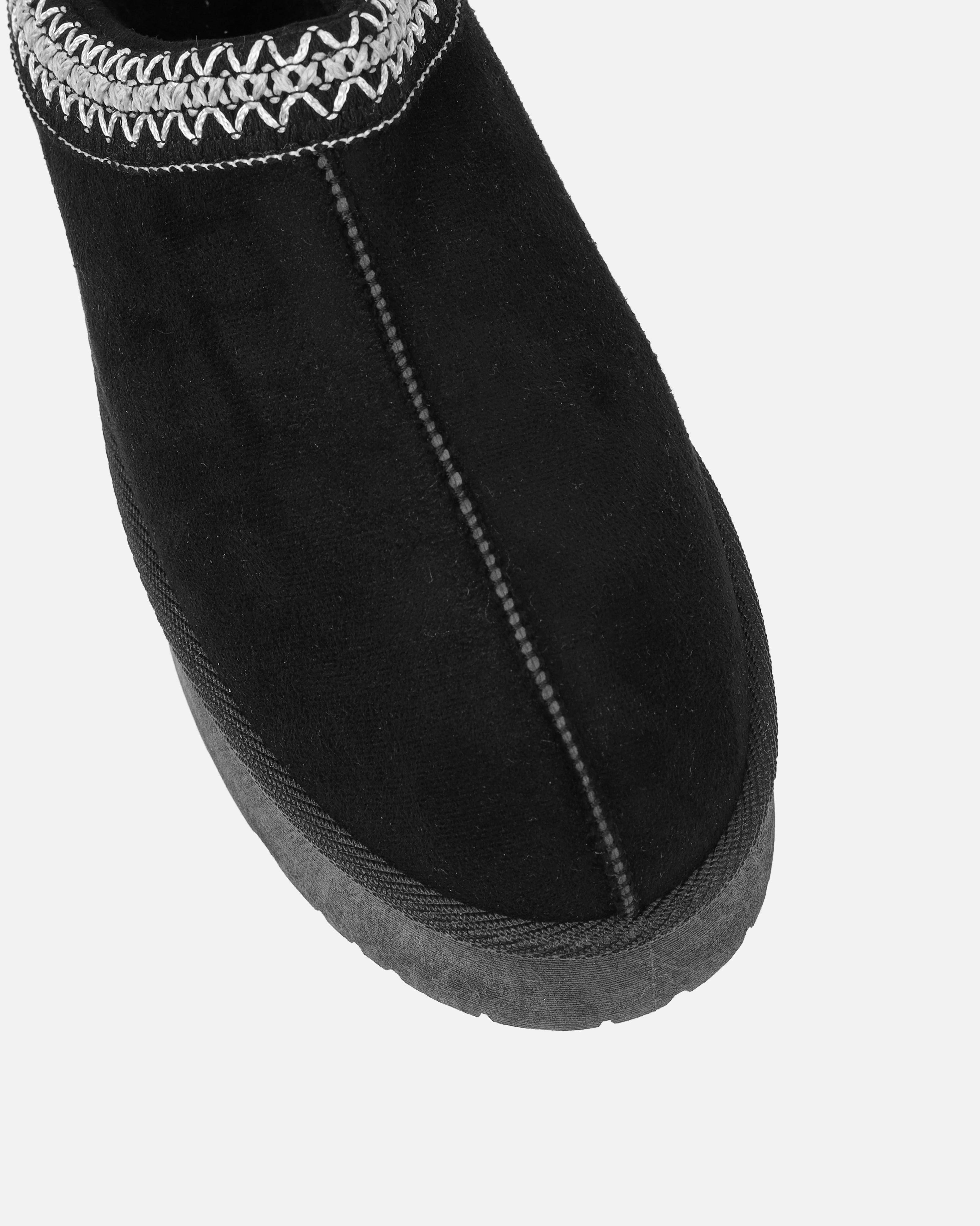 Coko Black Saux Suede Flatform | SIMMI London