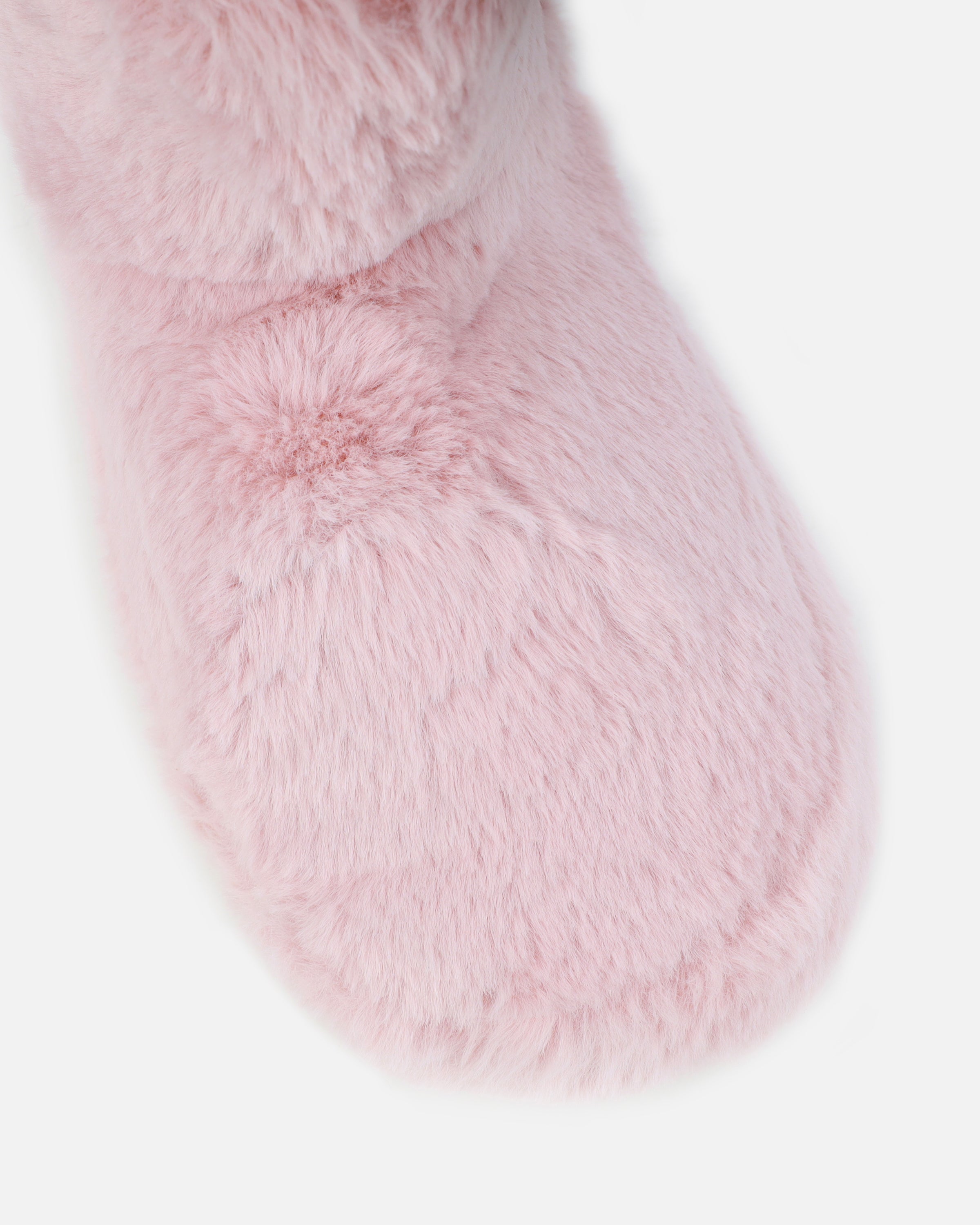 Comfy Blush Fluffy Slipper Boots | SIMMI London
