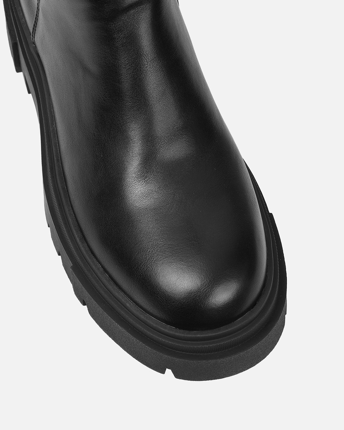 Bernard black chunky knee boots | SIMMI London