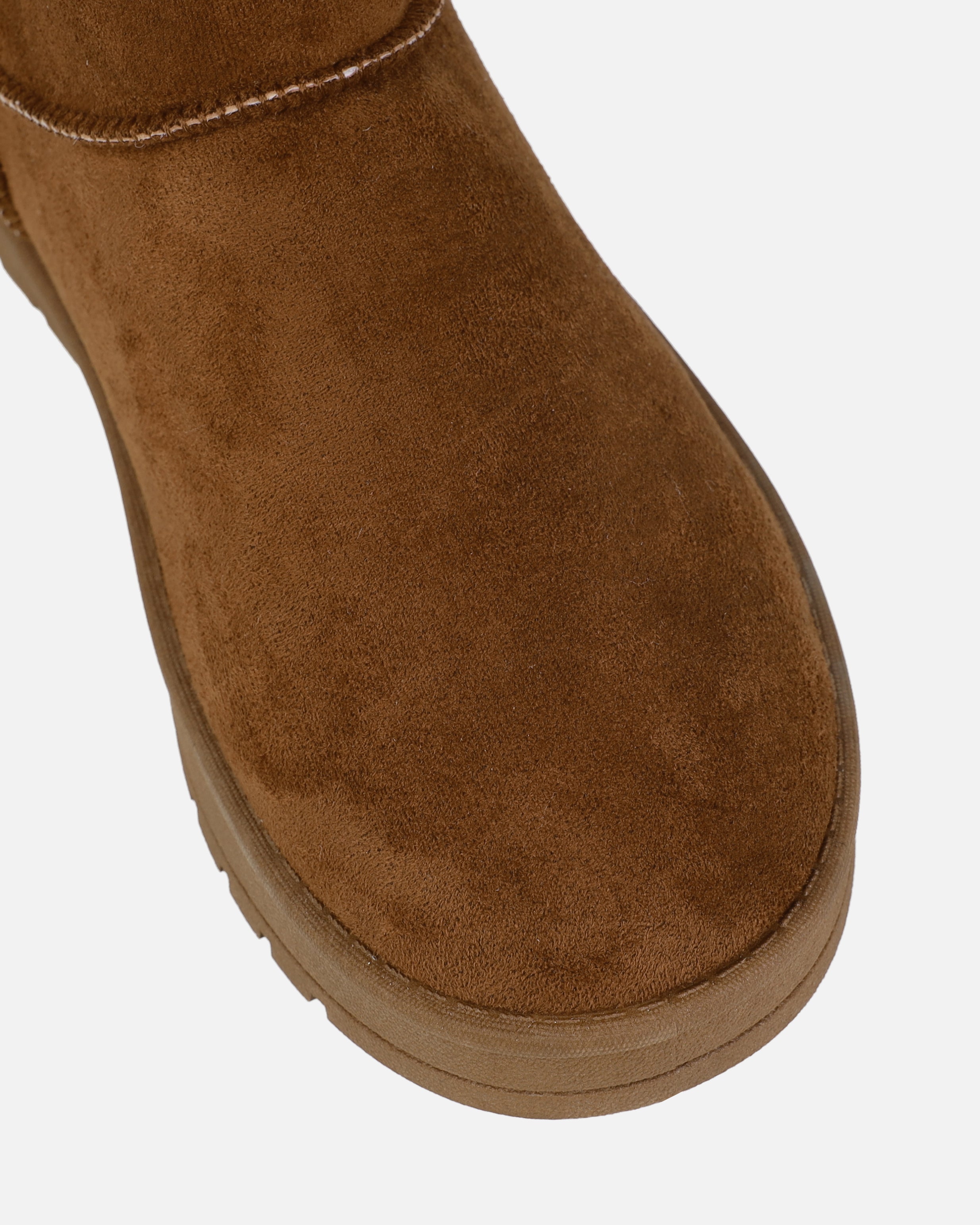 Cosy Tan Faux Suede Mini Boots | SIMMI London