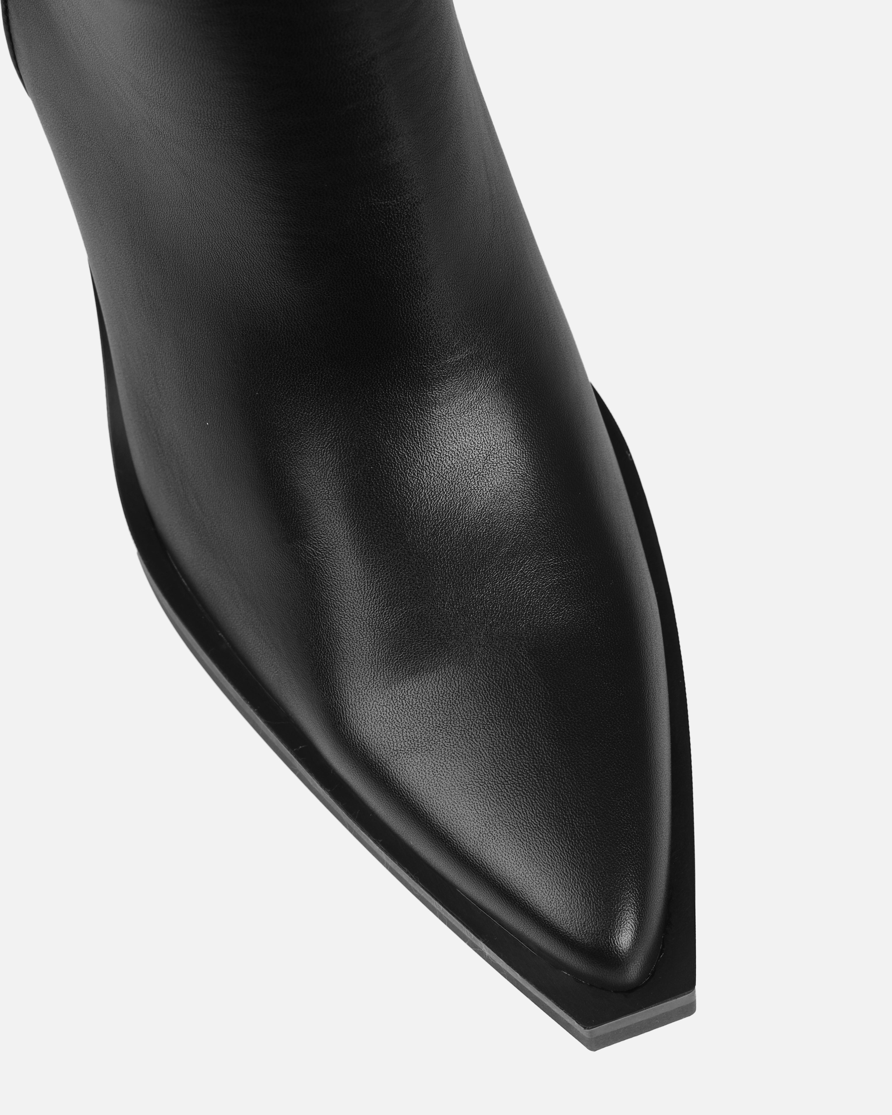 Tasha Ghouri Garcia Black Over The Knee Western Boots | SIMMI London