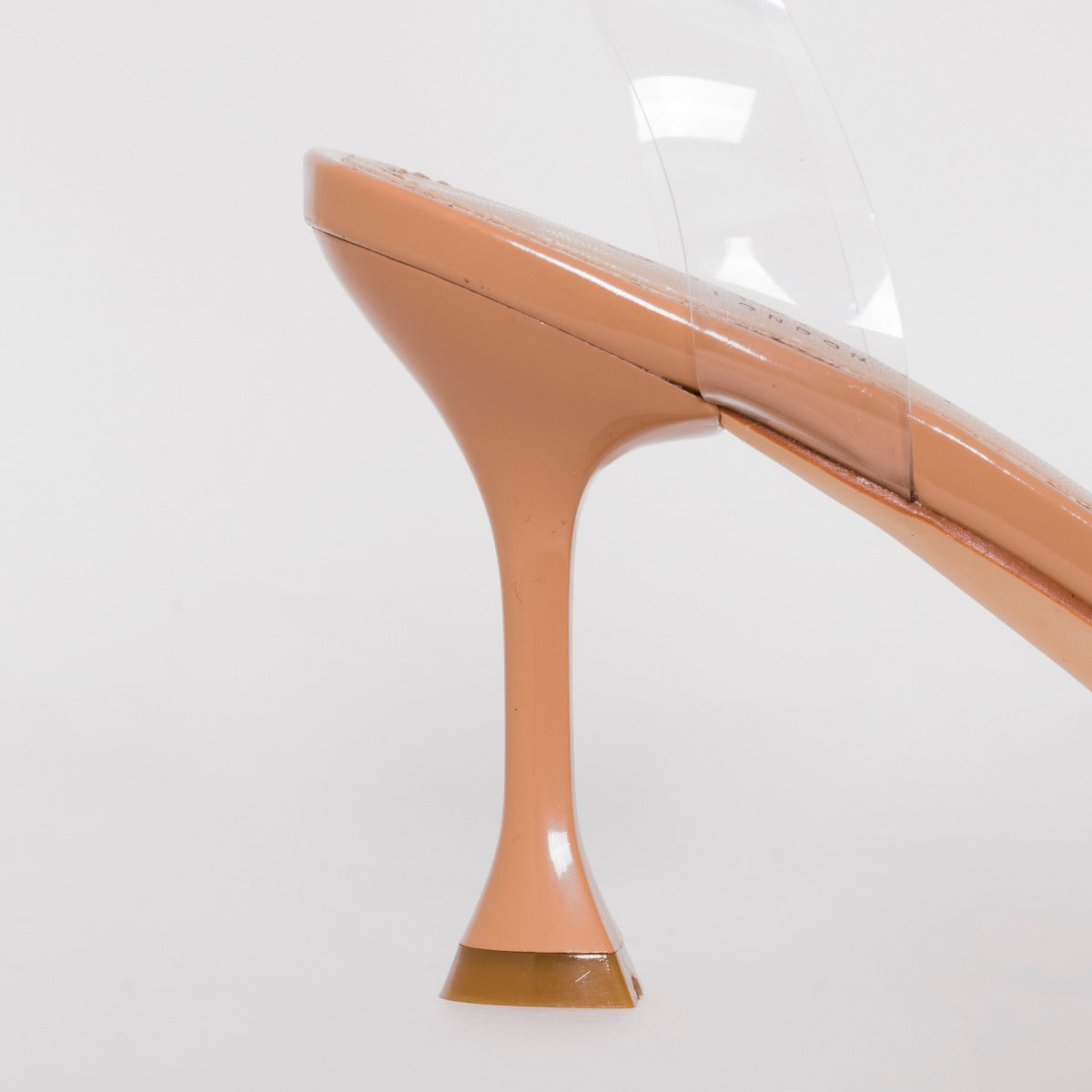 SIMMI SHOES / TRUO WIDE FIT NUDE CLEAR LACE UP STILETTO HEELS