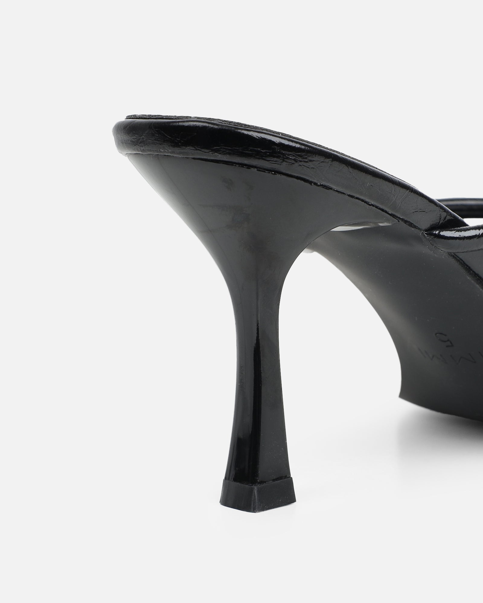 Maureen Black Gold Detail Mules | SIMMI London