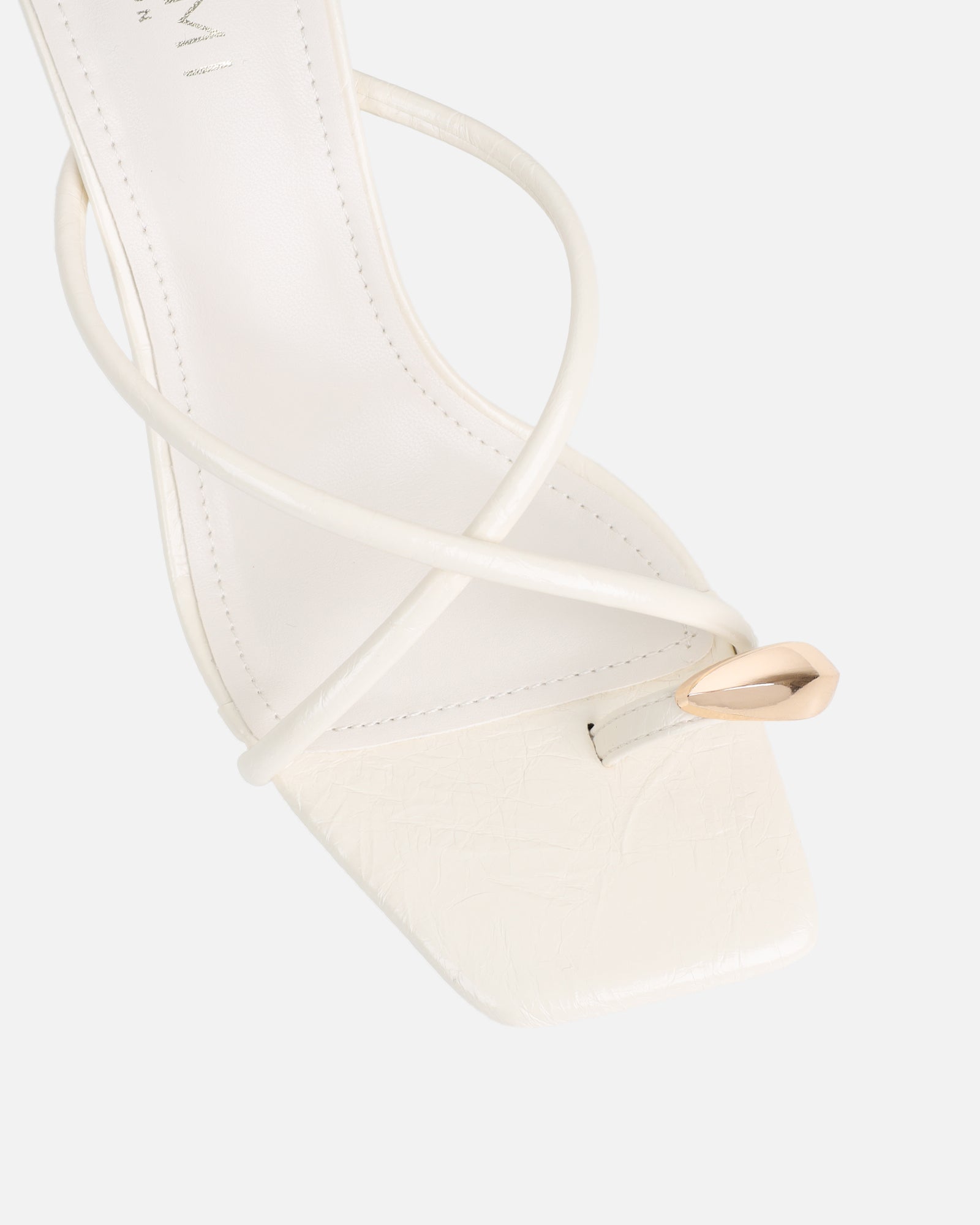 Maureen Stone Gold Detail Mules | SIMMI London