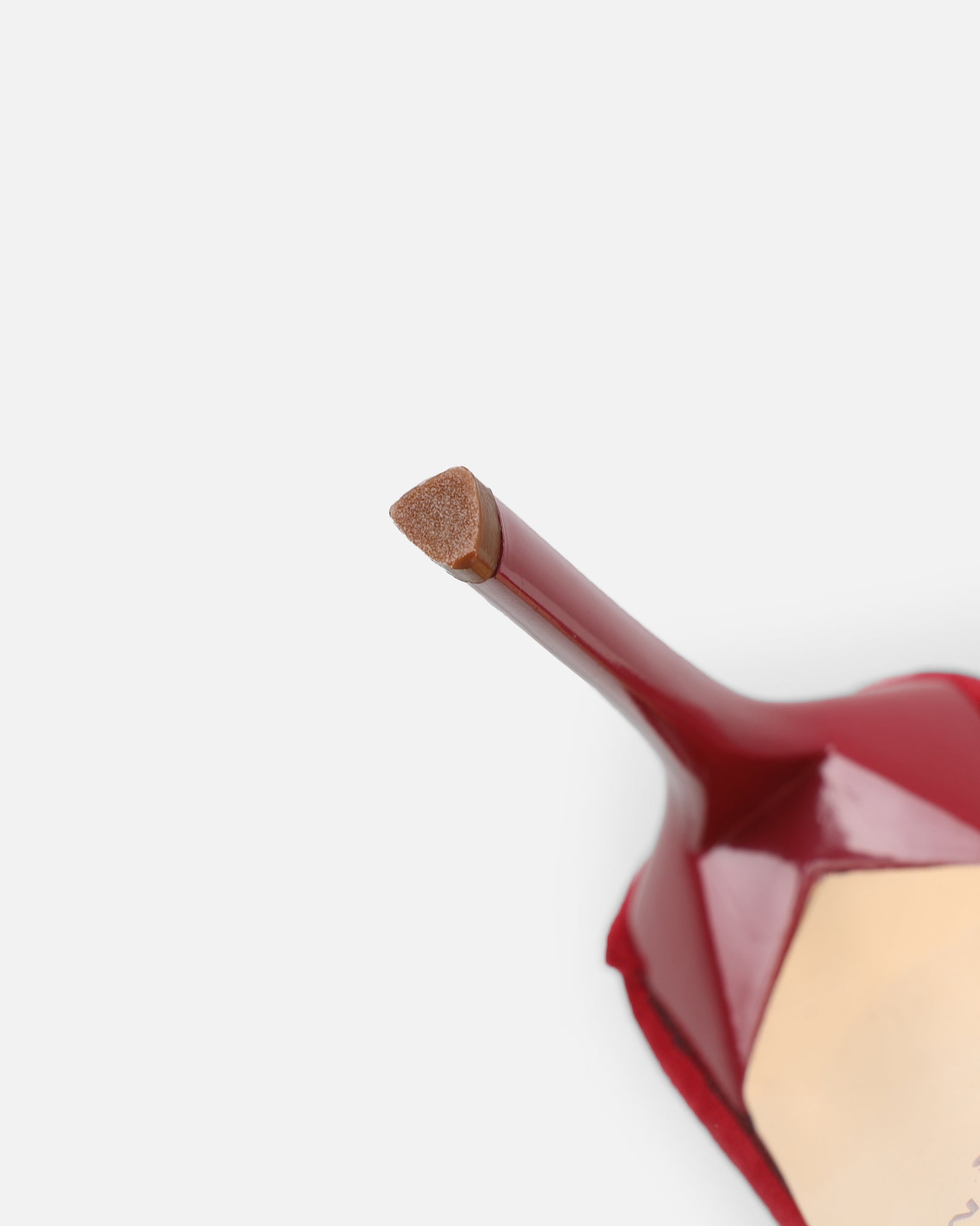 Venya Dark Red Lace Toe Thong Heeled Sandals | SIMMI London