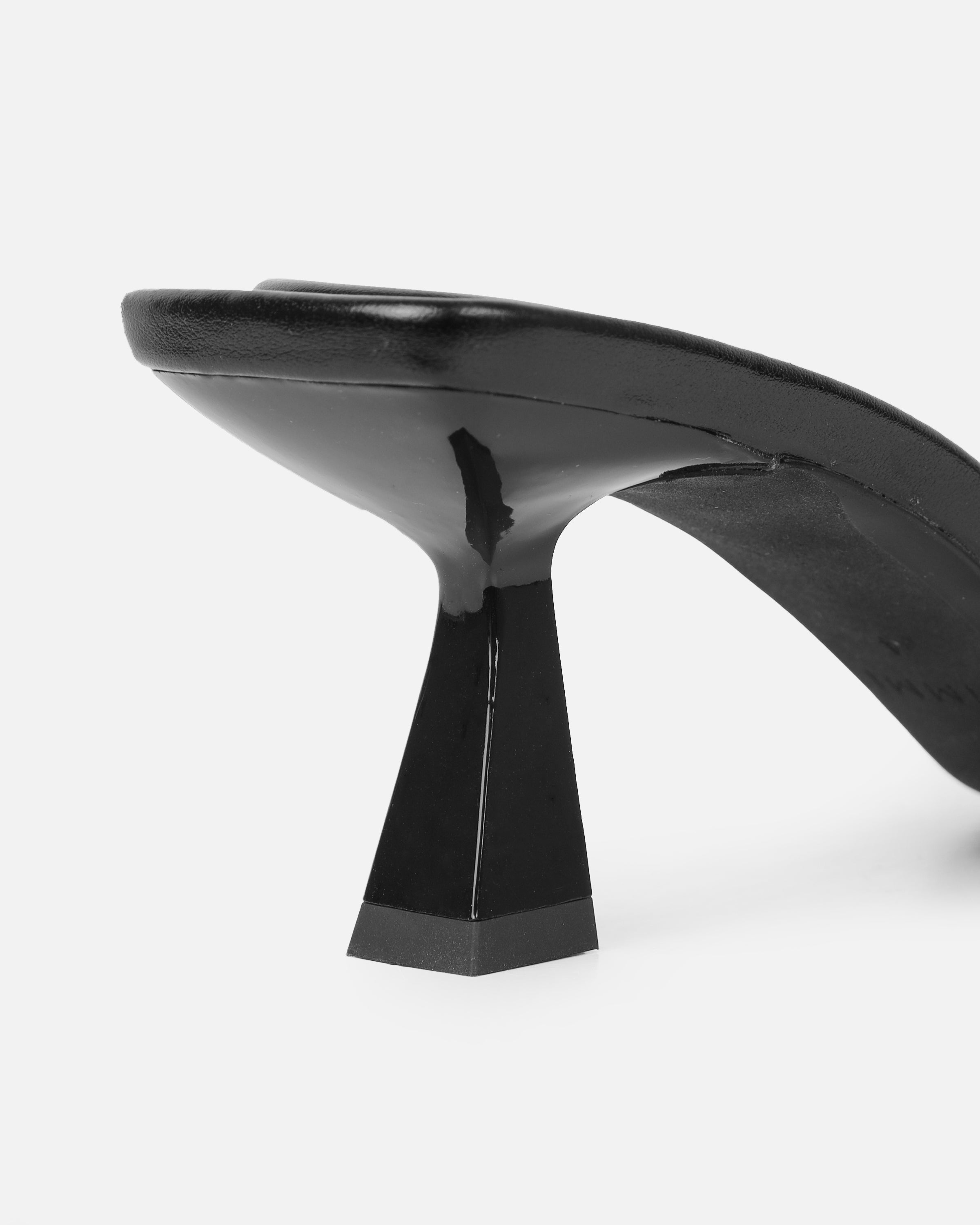 Erina Black Knot Detail Mules