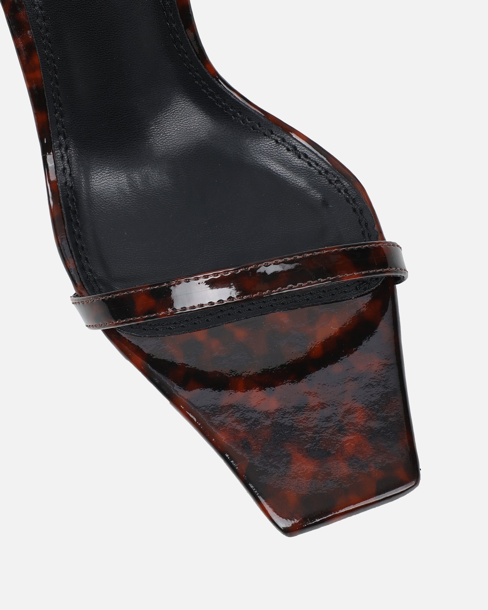 Dosia tortoiseshell effect two part sandals | SIMMI London
