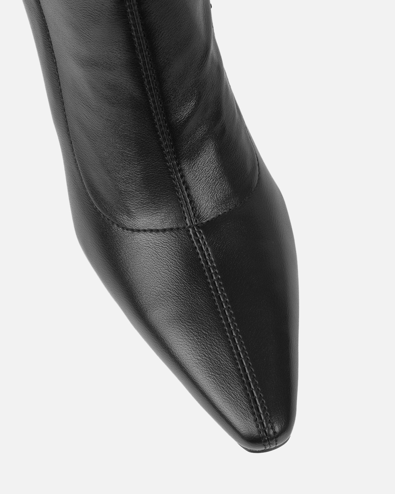 Fabbian Black Stretch Heeled Knee Boots