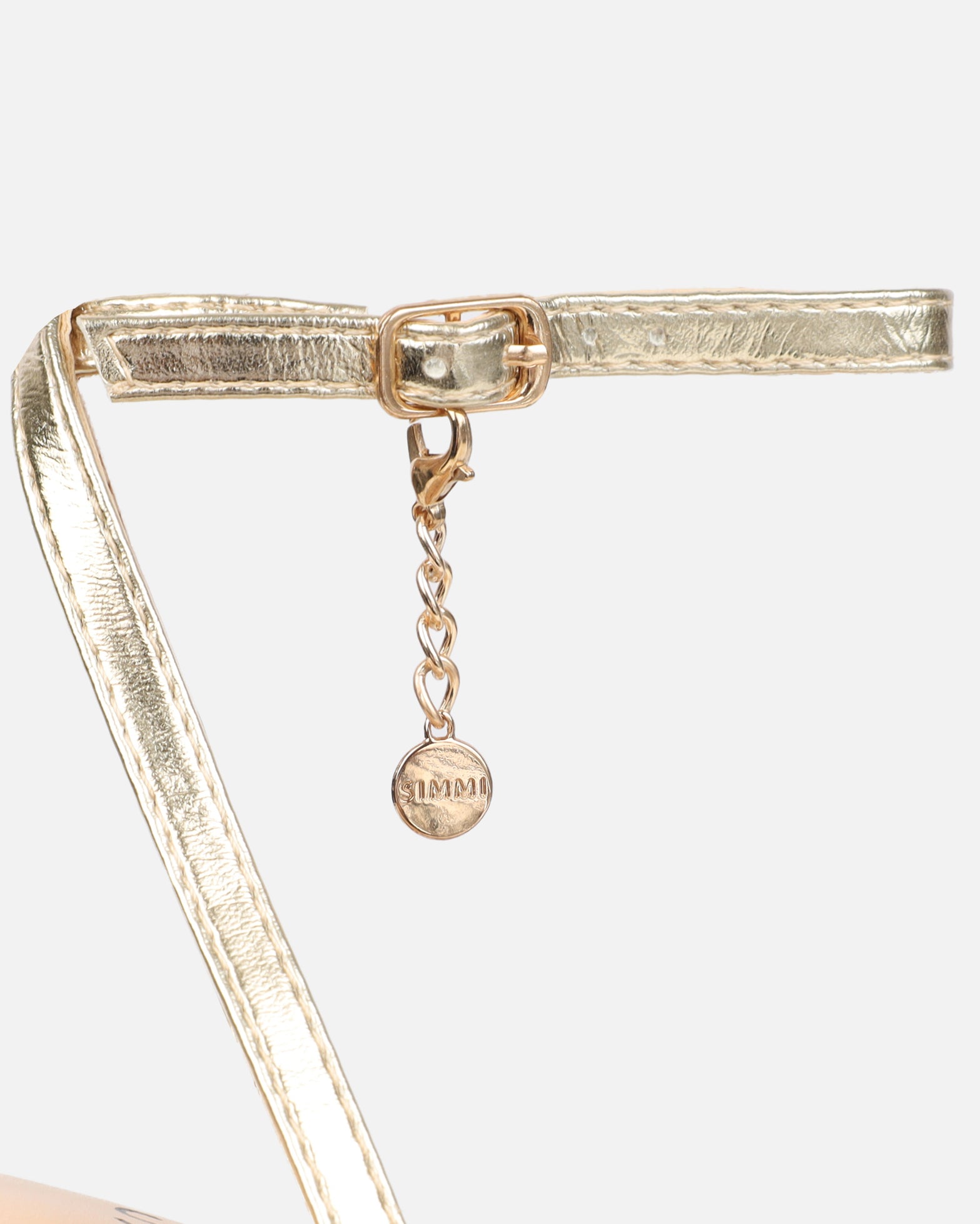 Citra Gold Metallic Espadrille Wedges | SIMMI London