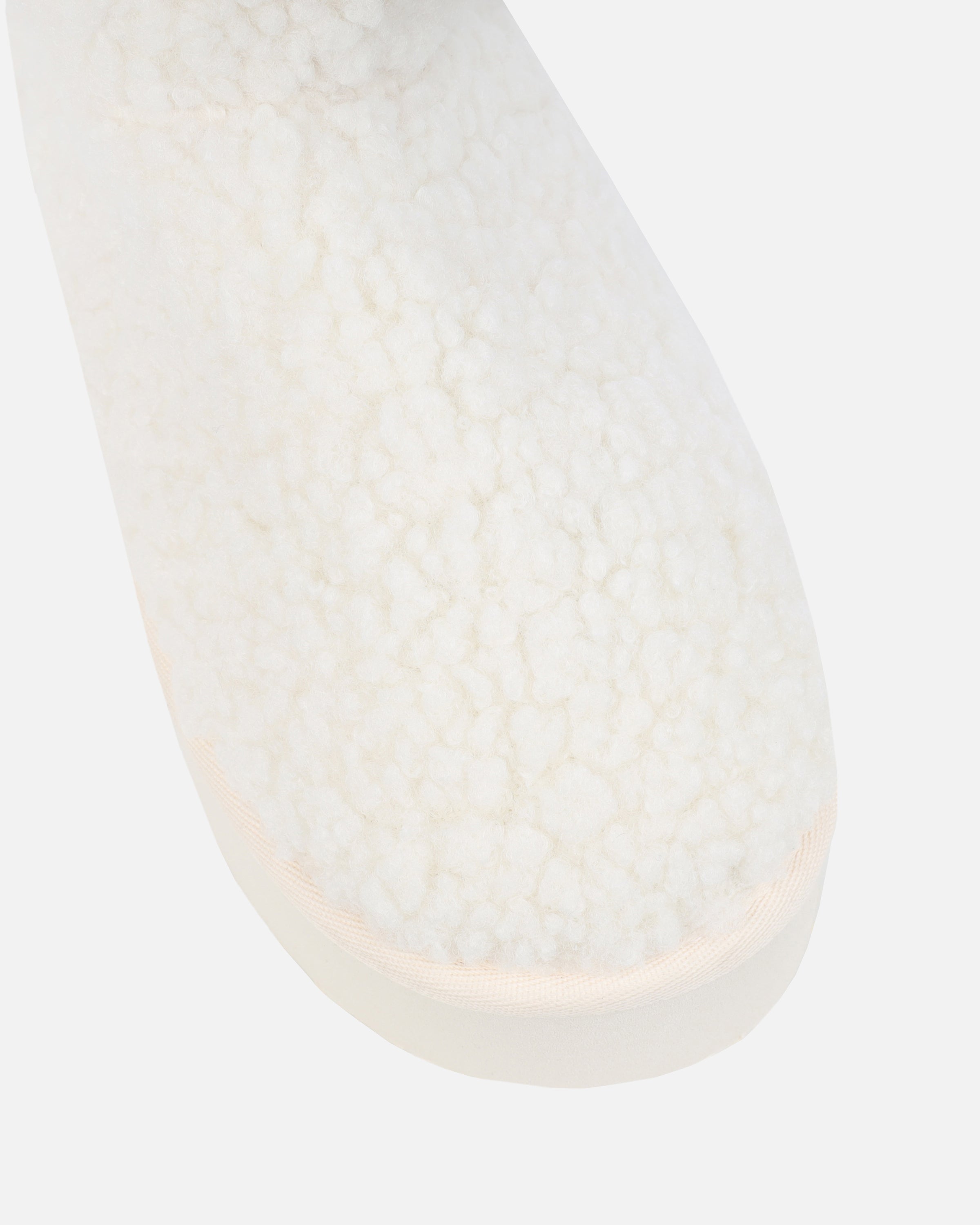 Fleecy Cream Borg Flatform Boots | SIMMI London