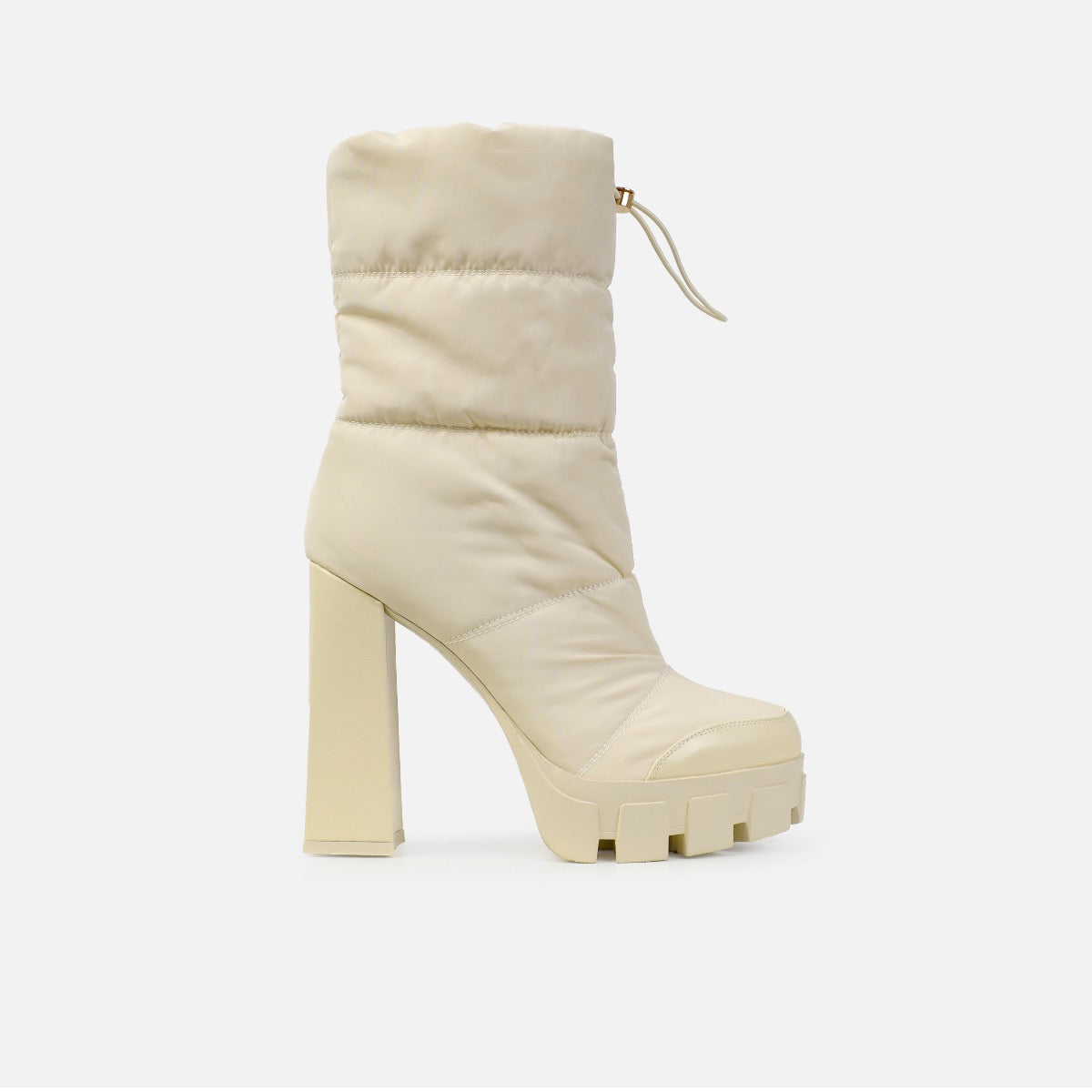 Frost Stone Padded Block Heel Boots | SIMMI London