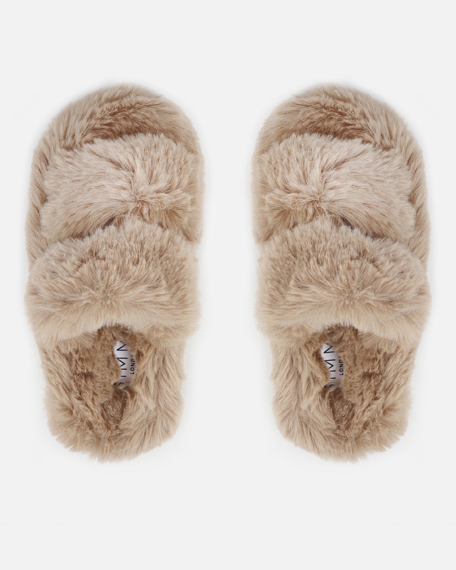Fuzziest Mink Faux Fur Fluffy Slippers | SIMMI London