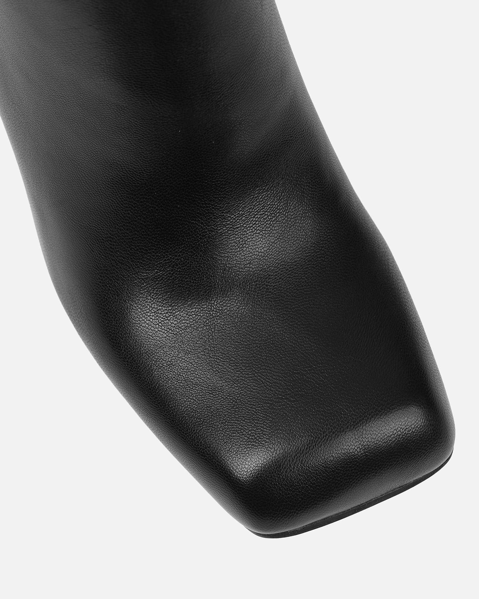 Garfield Black Square Toe Ankle Boots | SIMMI London