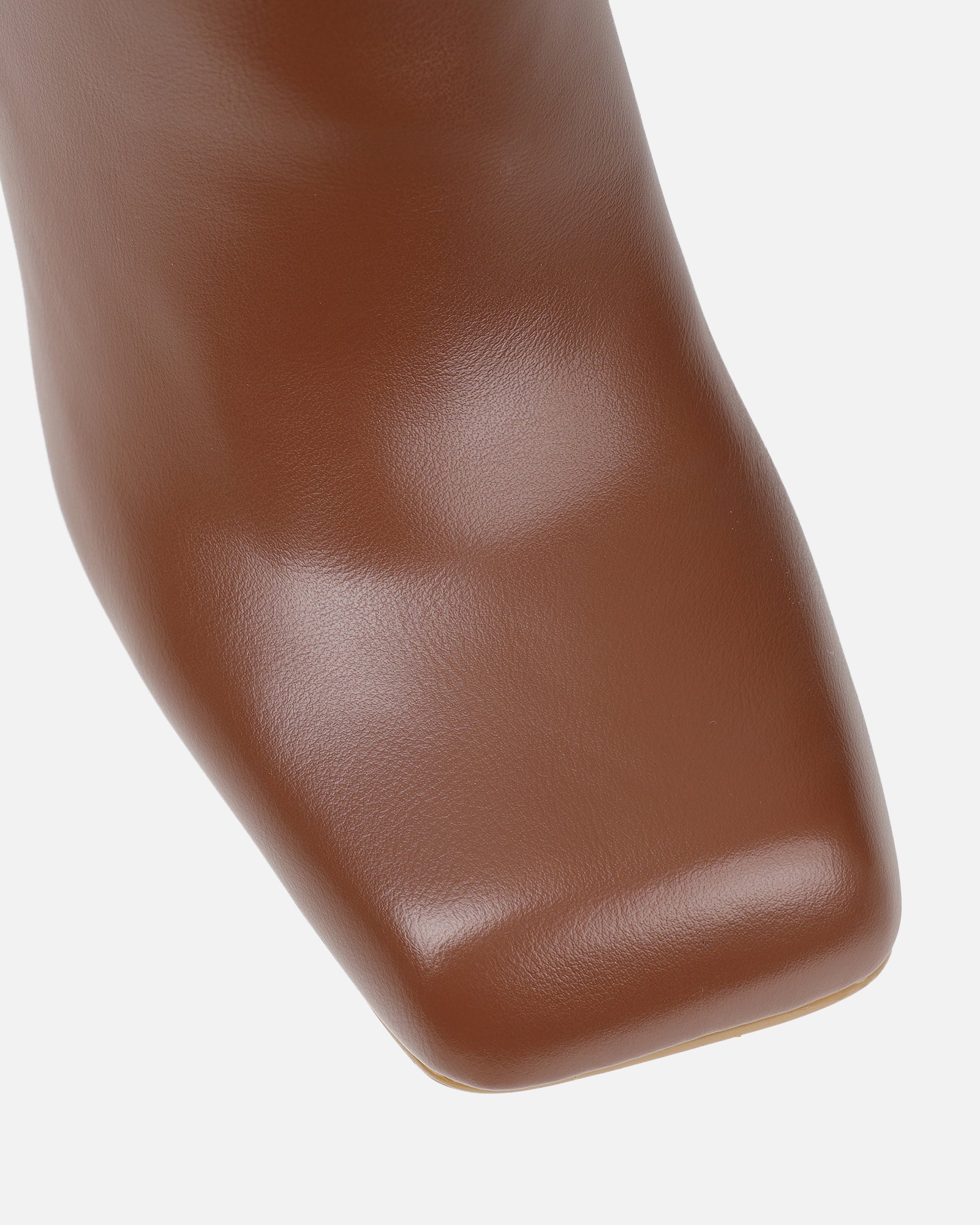 Garfield Tan Square Toe Ankle Boots | SIMMI London