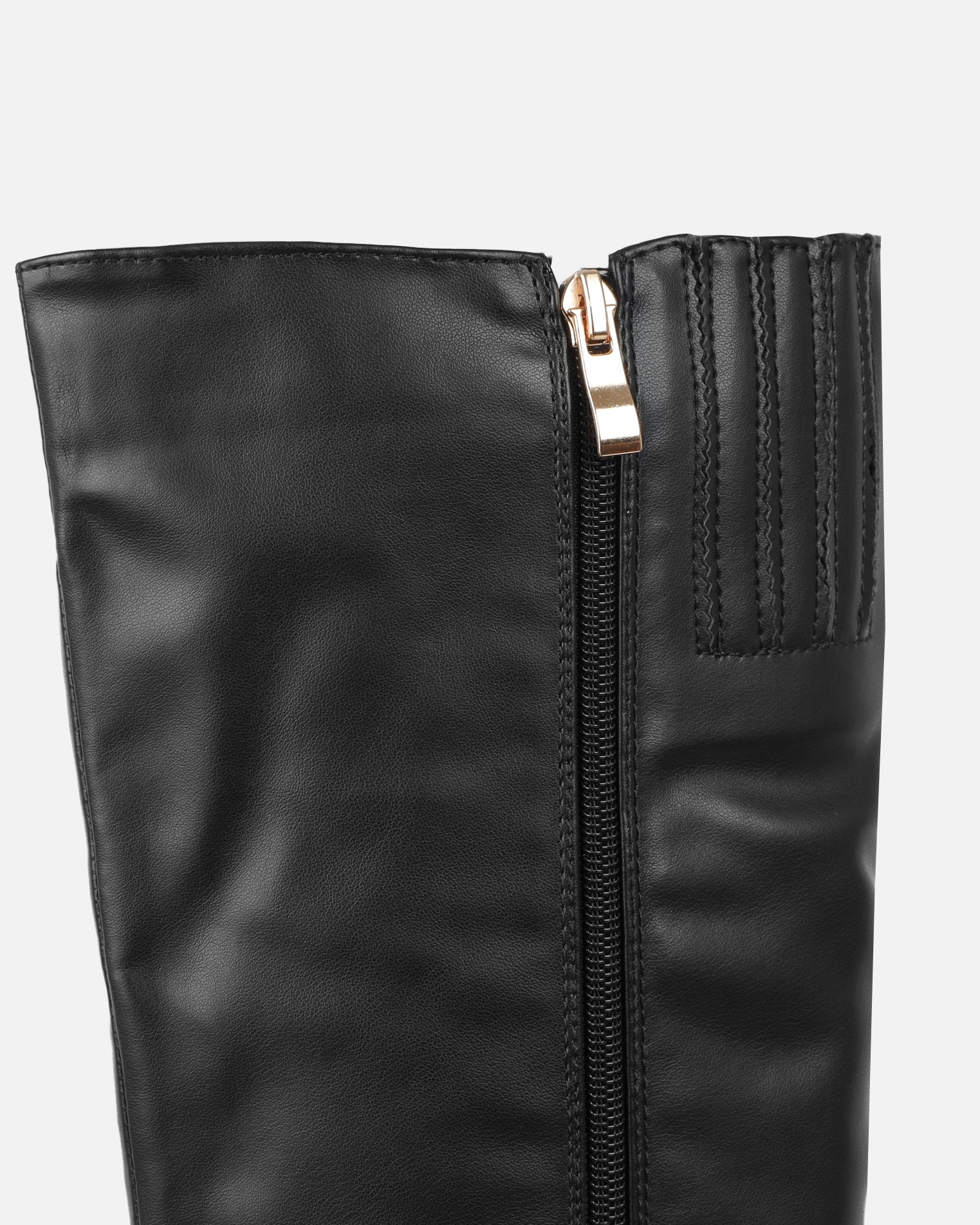 Garry Black Stiletto Heeled Boot With Toe Cap | SIMMI London