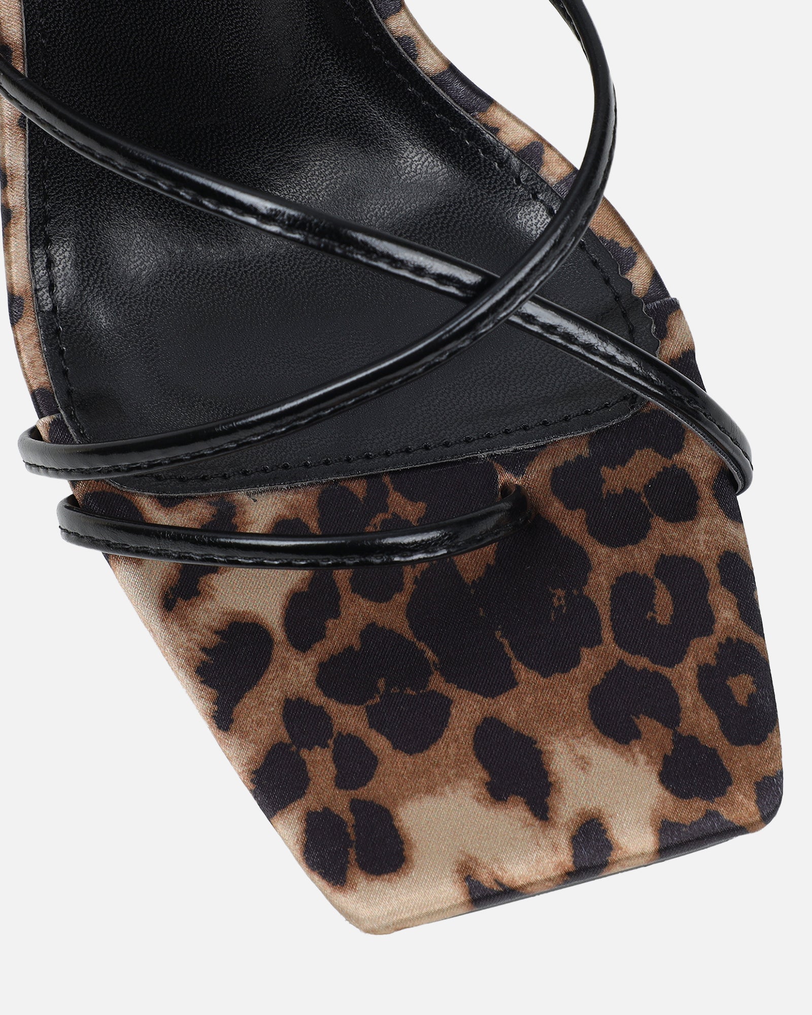 Giana Leopard Mix Lace Up Heeled Sandals | SIMMI London