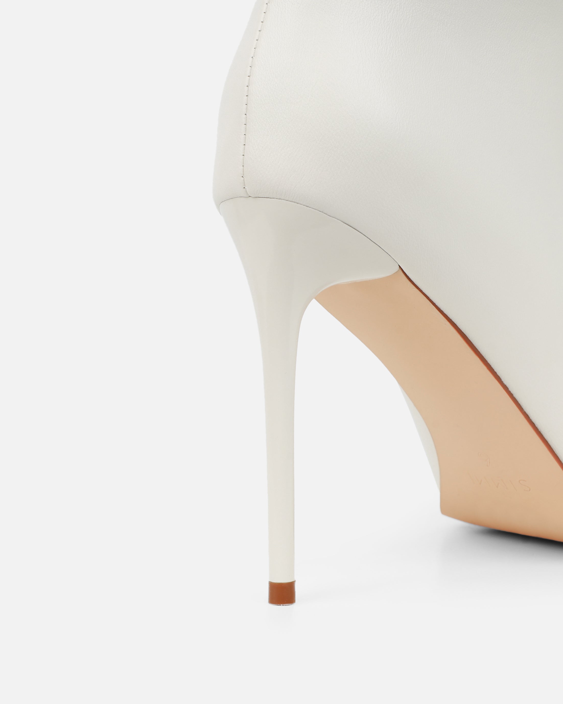 Giles Stone Ruched Stiletto Ankle Boots | SIMMI London