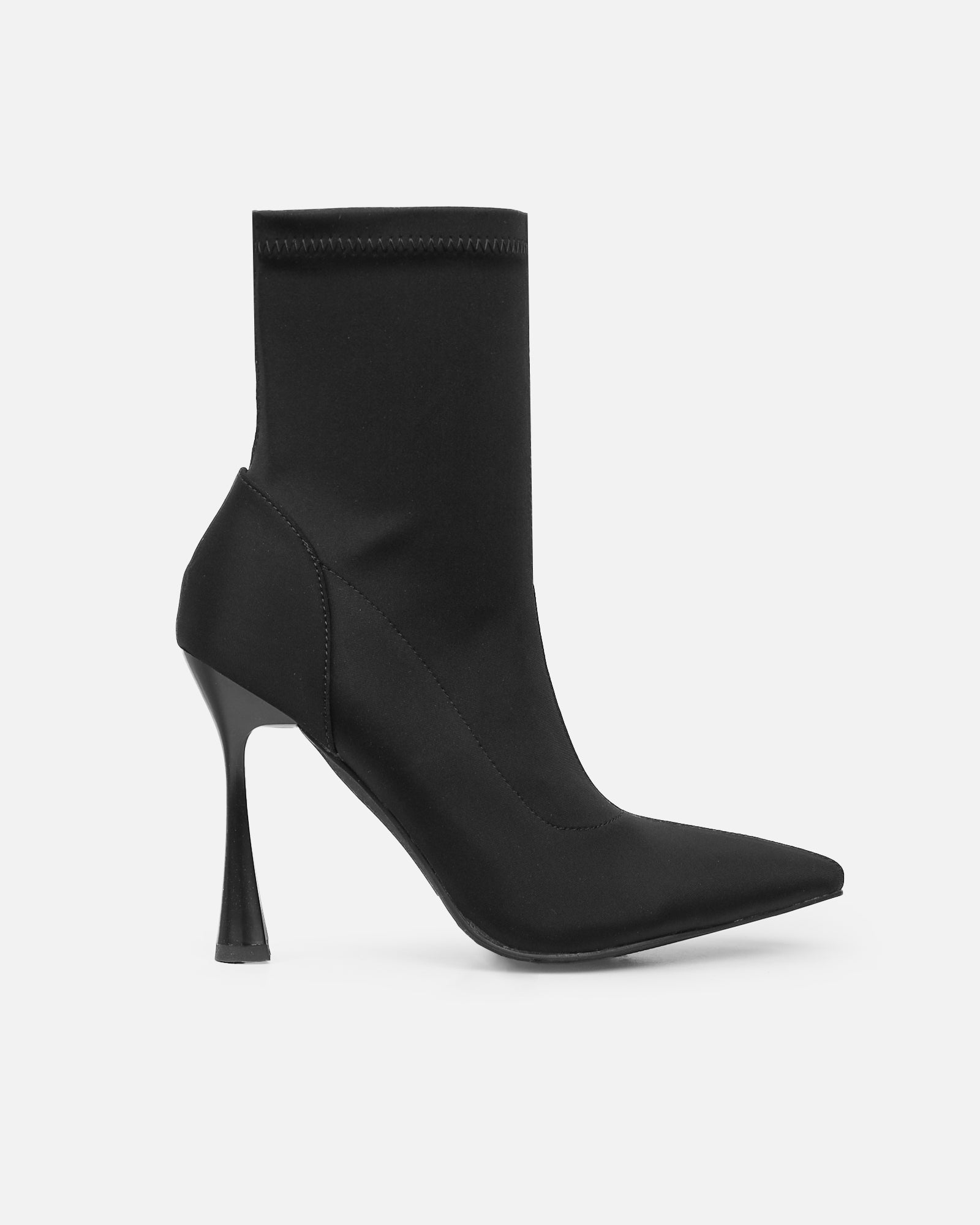 Arnold Black Stretch Ankle Boots | SIMMI London
