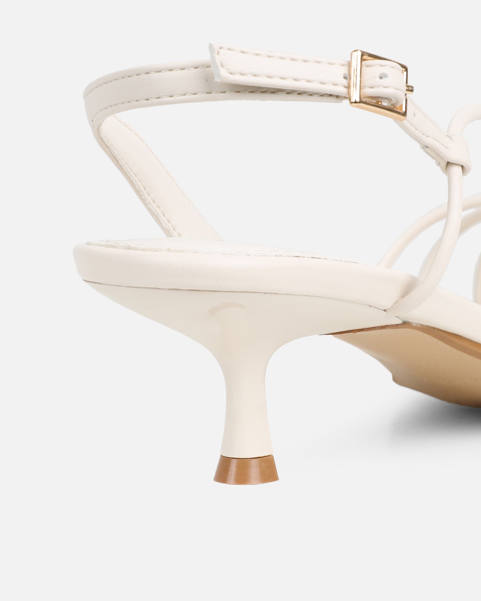 Hanah Stone Strappy Kitten Heels | SIMMI London