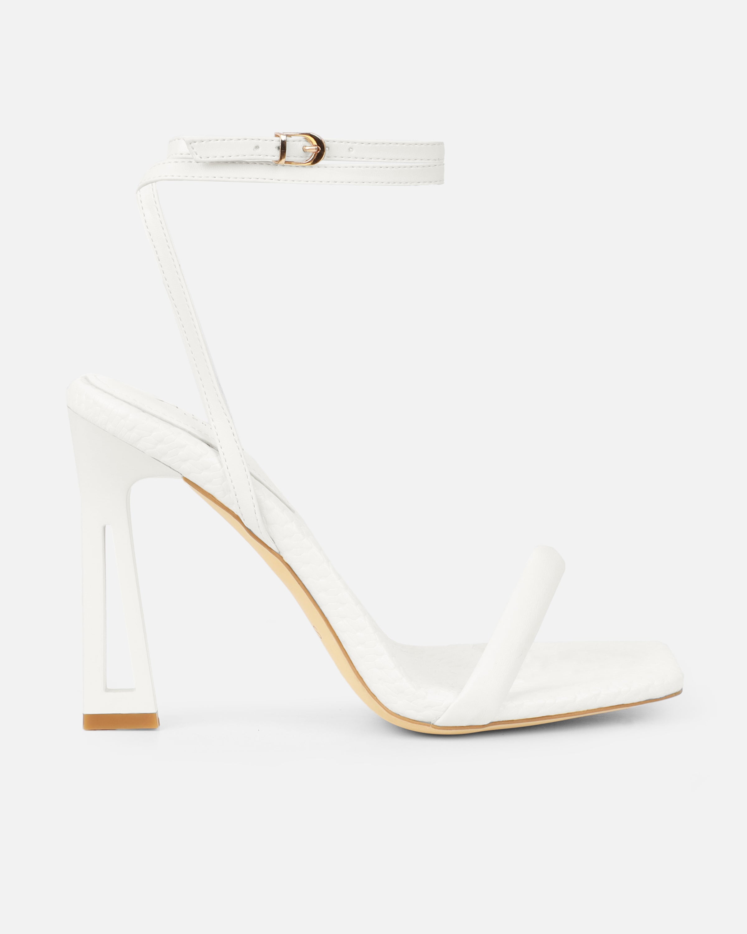 Inara Stone Sculptural Heeled Sandals | SIMMI London